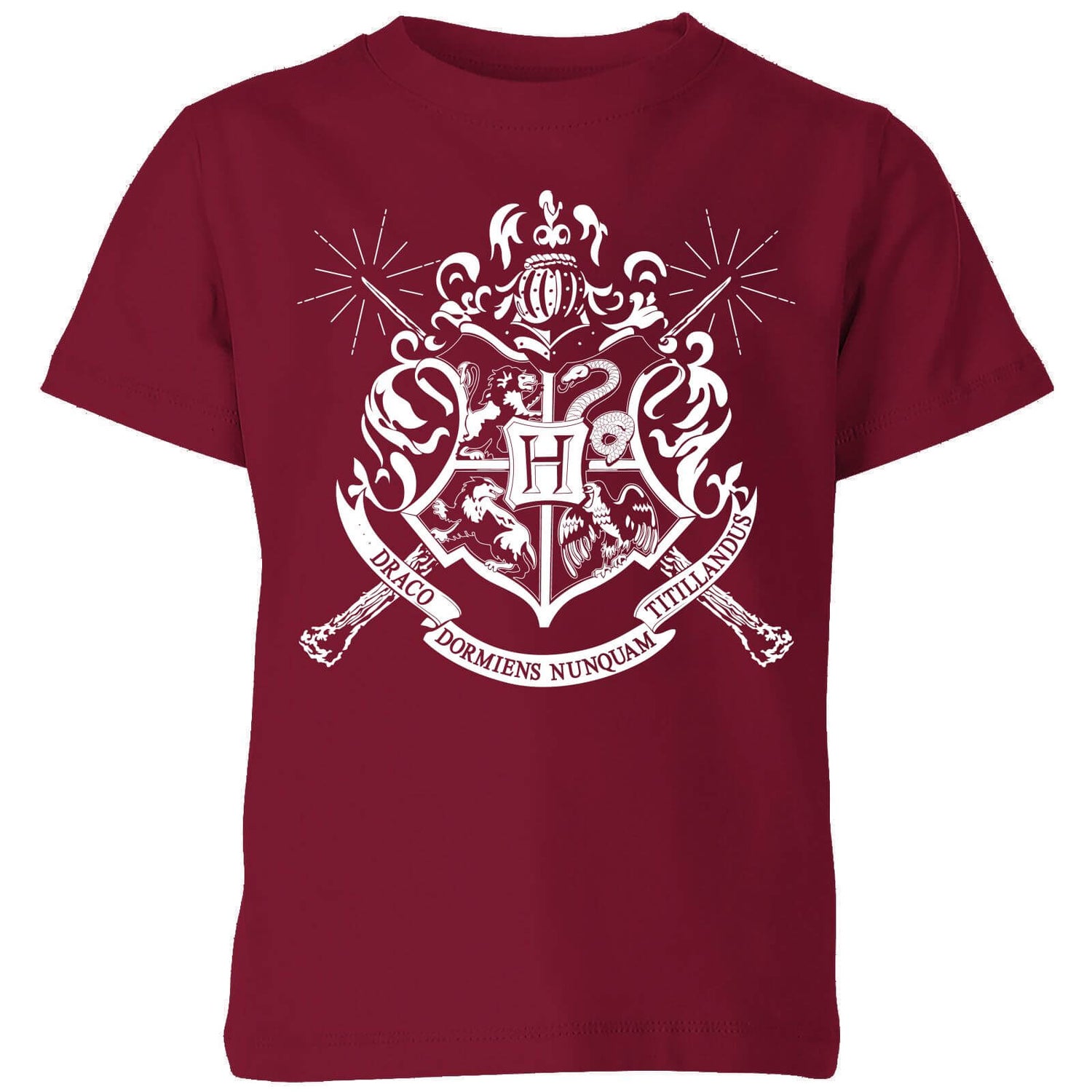 Harry Potter Hogwarts House Crest Kids' T-Shirt - Burgundy
