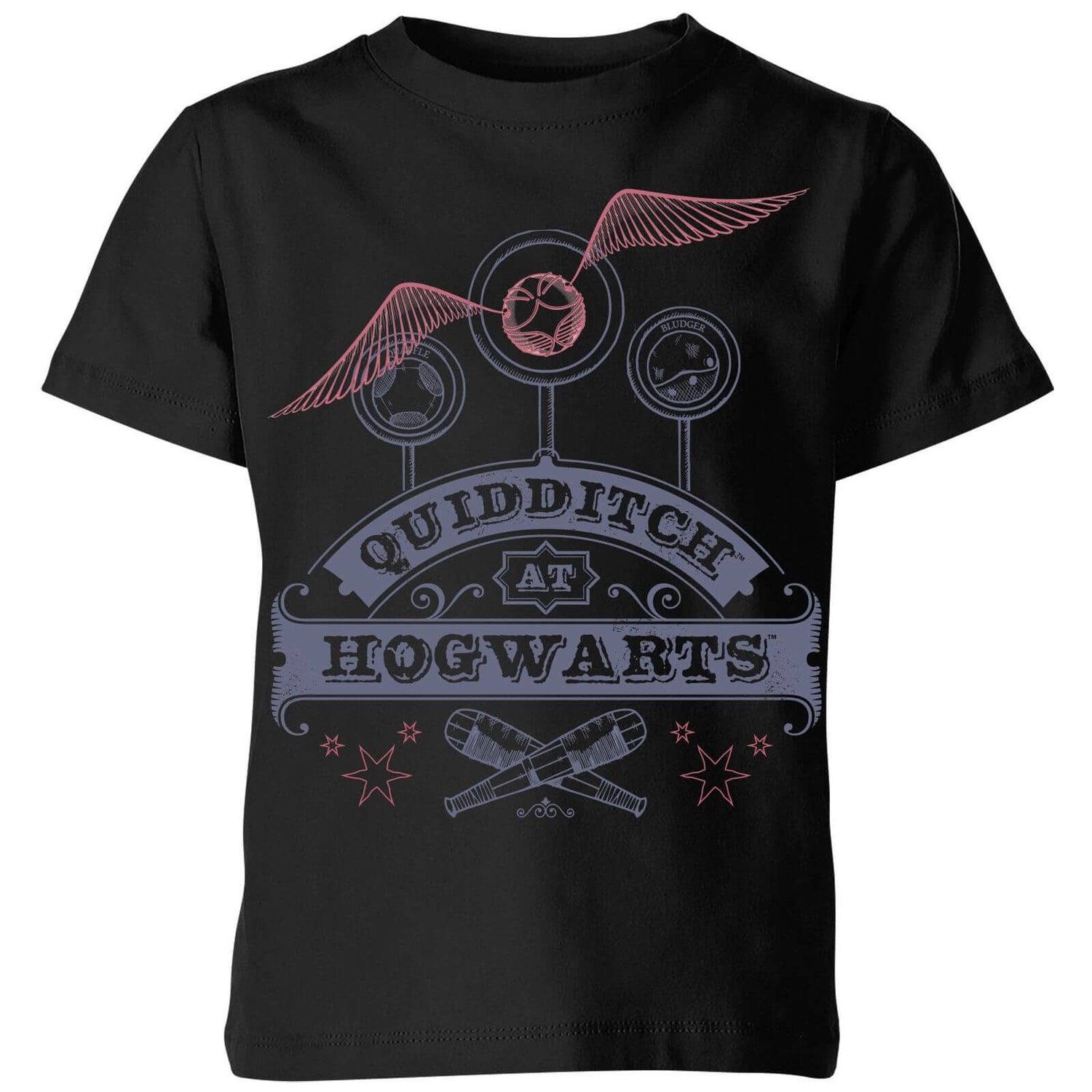 Harry Potter Quidditch At Hogwarts Kids' T-Shirt - Black