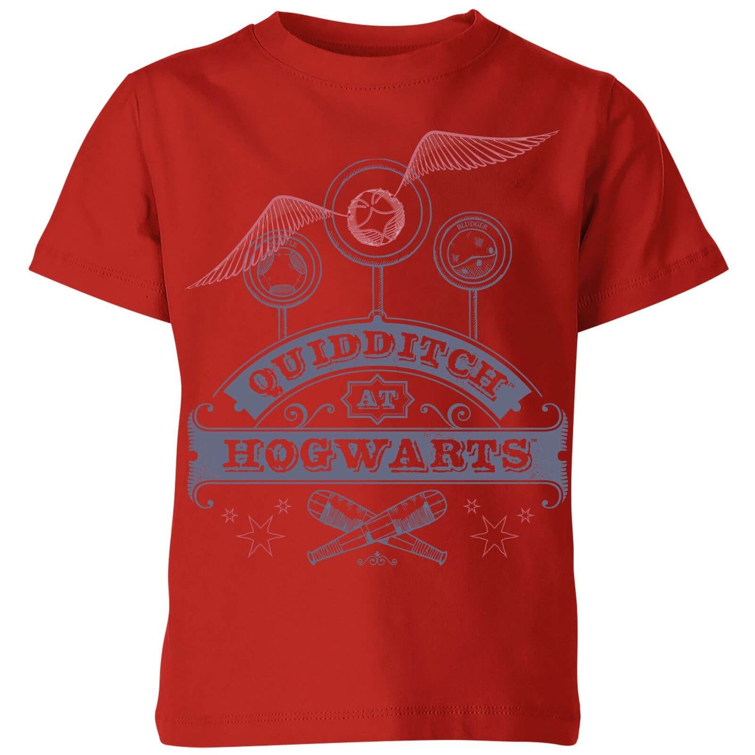 Harry Potter Quidditch At Hogwarts Kids' T-Shirt - Red