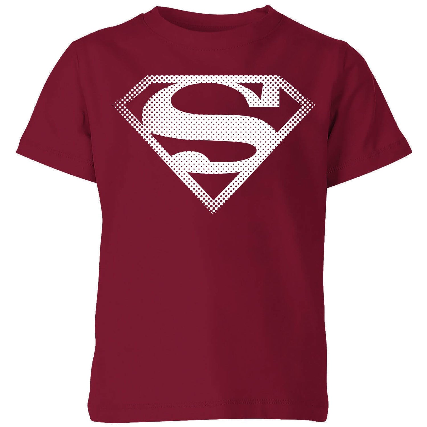 Superman Spot Logo Kids' T-Shirt - Burgundy