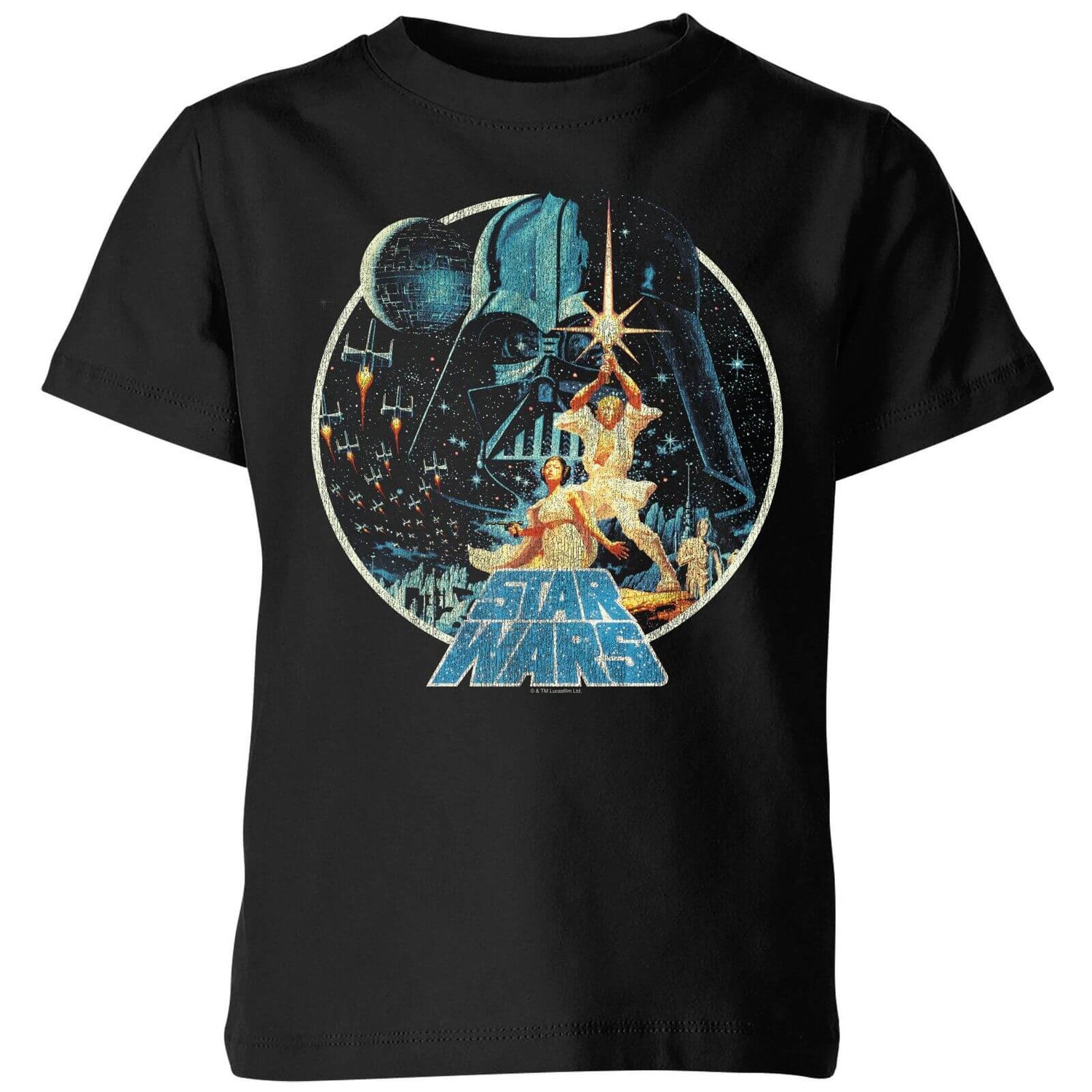 Star Wars Classic Vintage Victory Kids' T-Shirt - Black