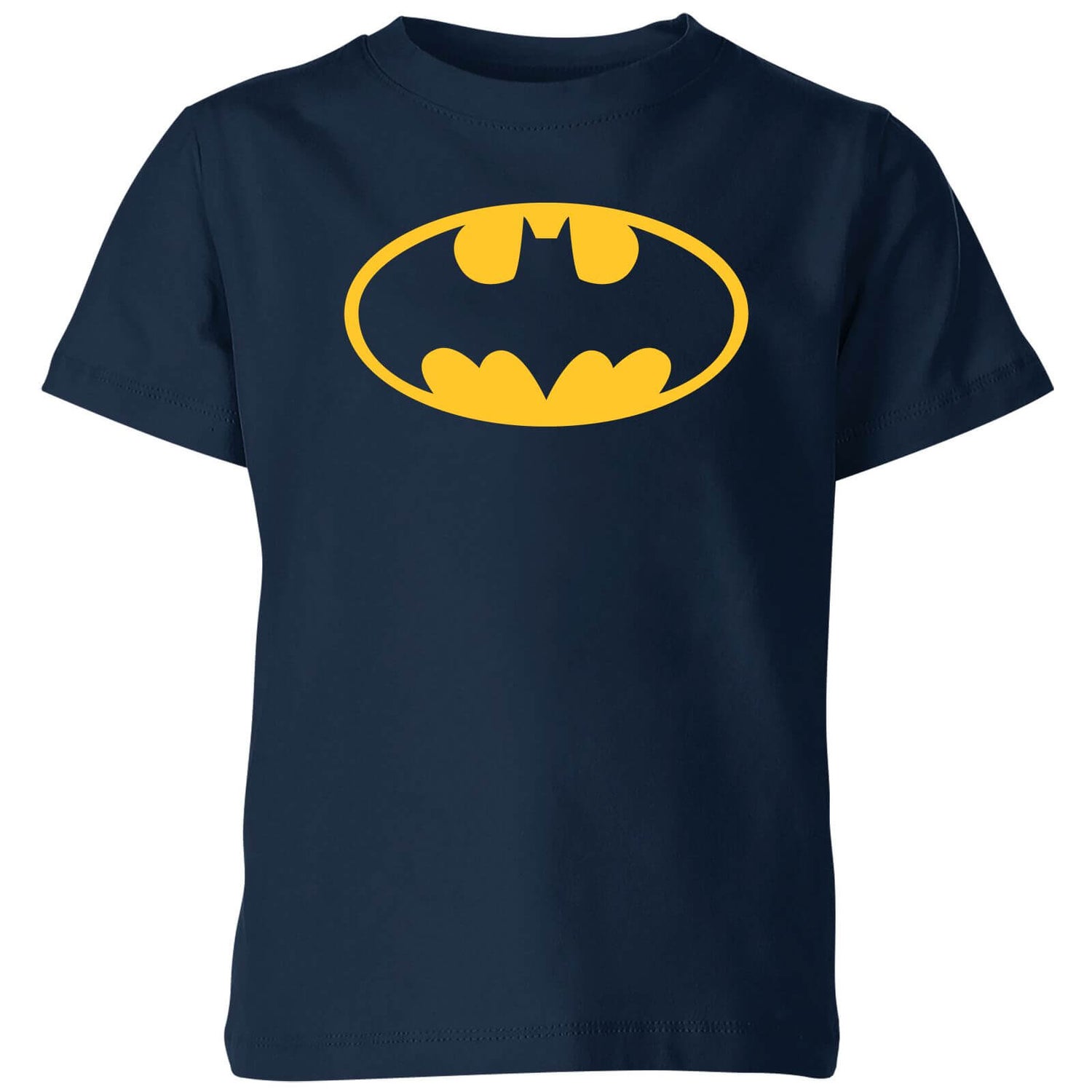 Justice League Batman Logo Kids' T-Shirt - Navy