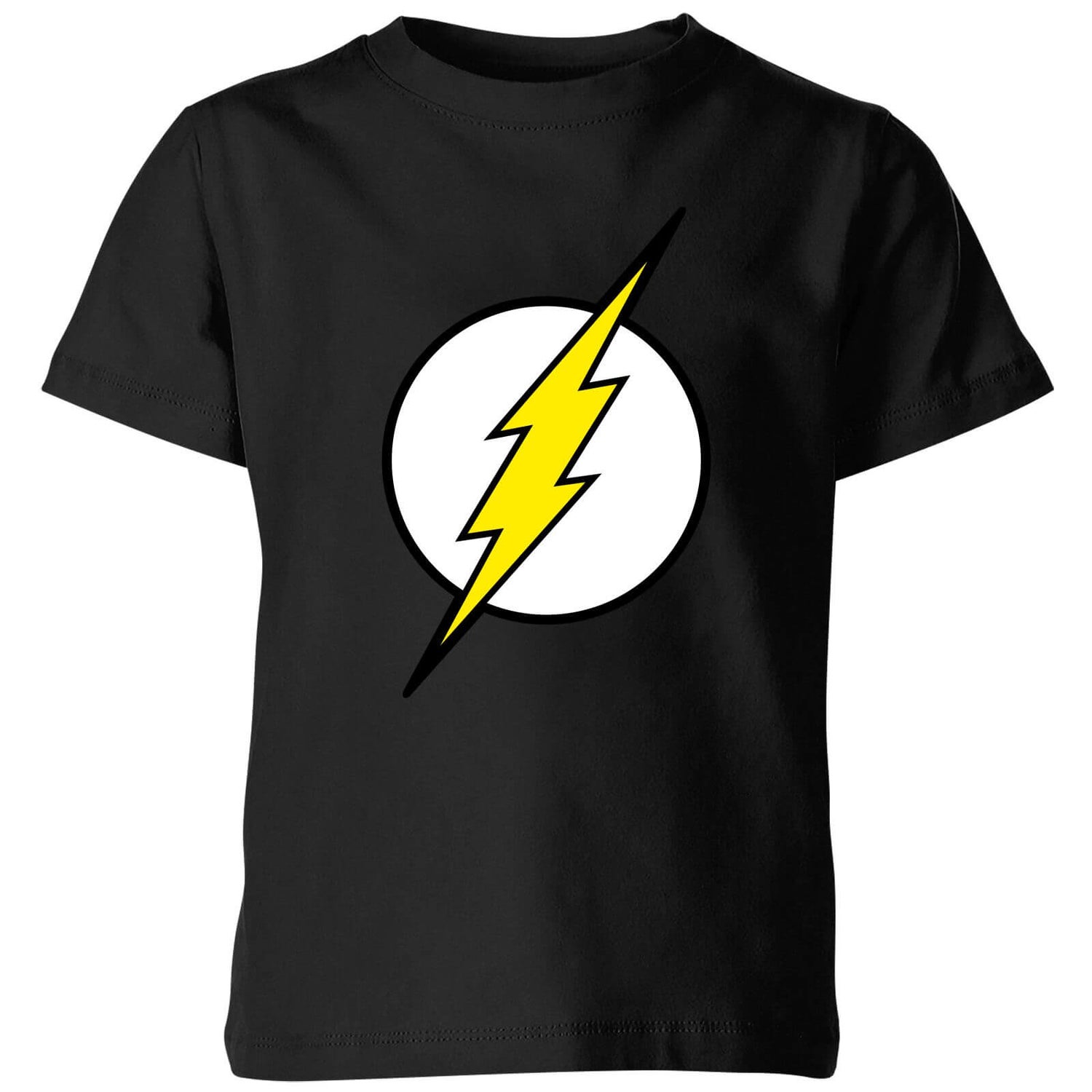 Justice League Flash Logo Kids' T-Shirt - Black