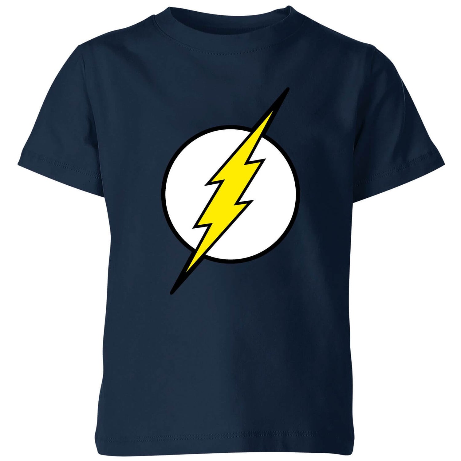 Justice League Flash Logo Kids' T-Shirt - Navy