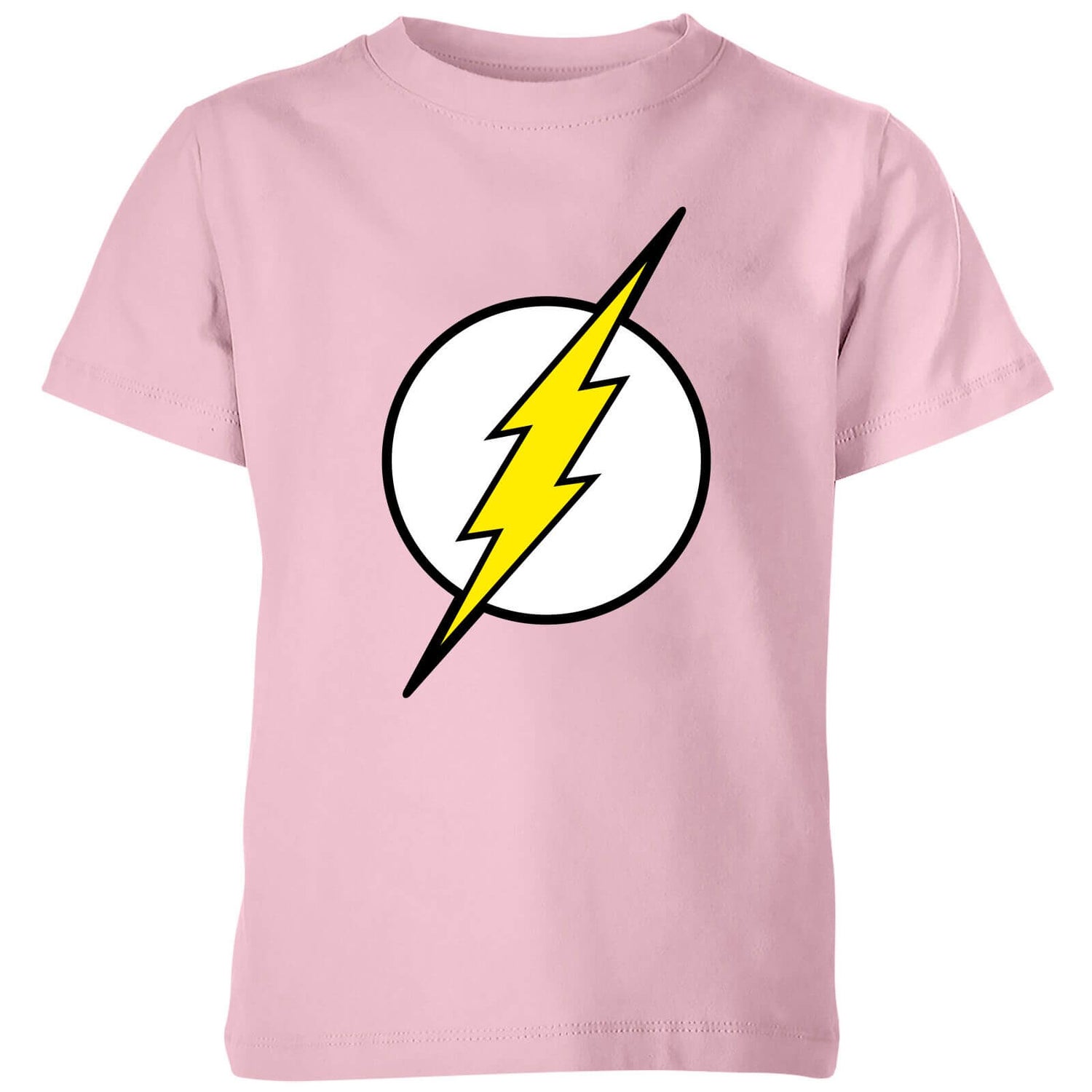 Justice League Flash Logo Kids' T-Shirt - Baby Pink