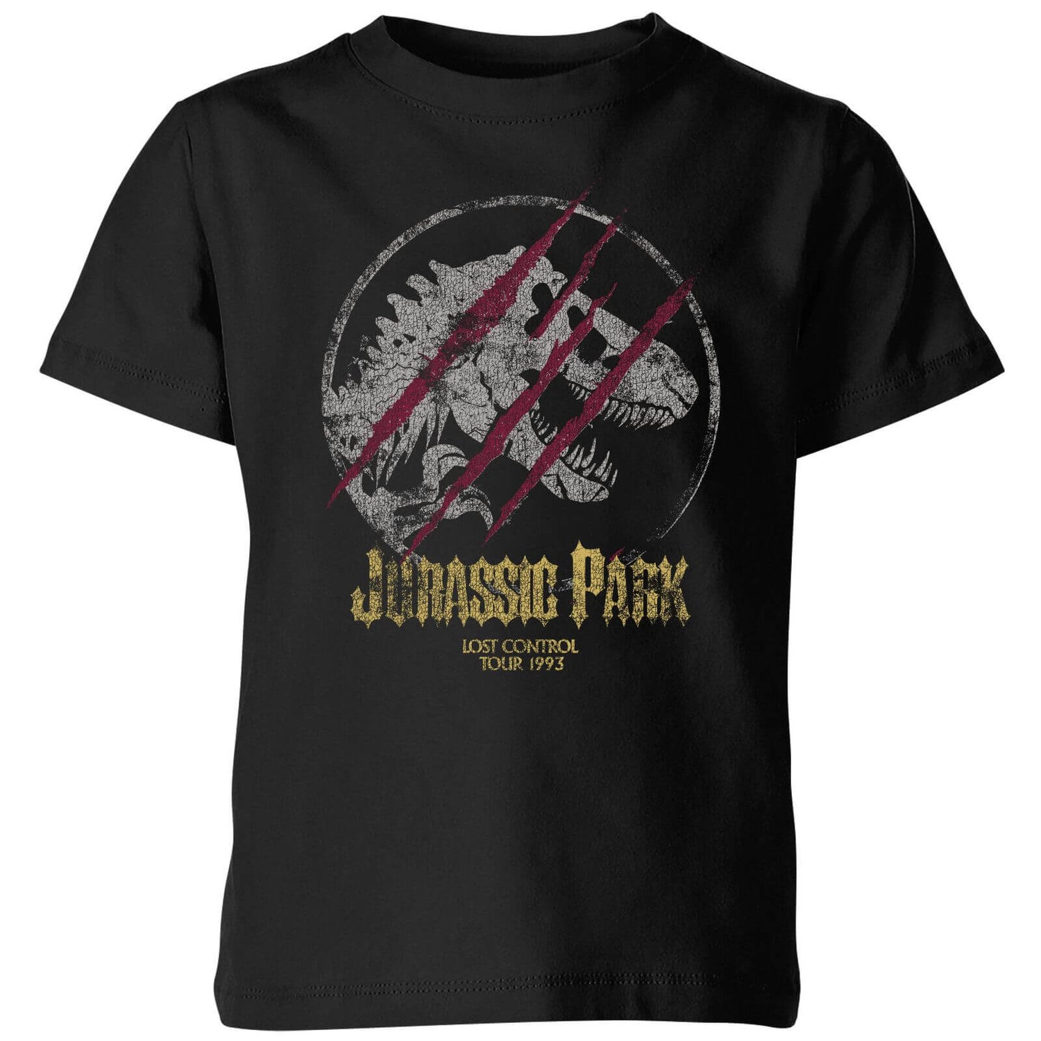 Jurassic Park Lost Control Kids' T-Shirt - Black