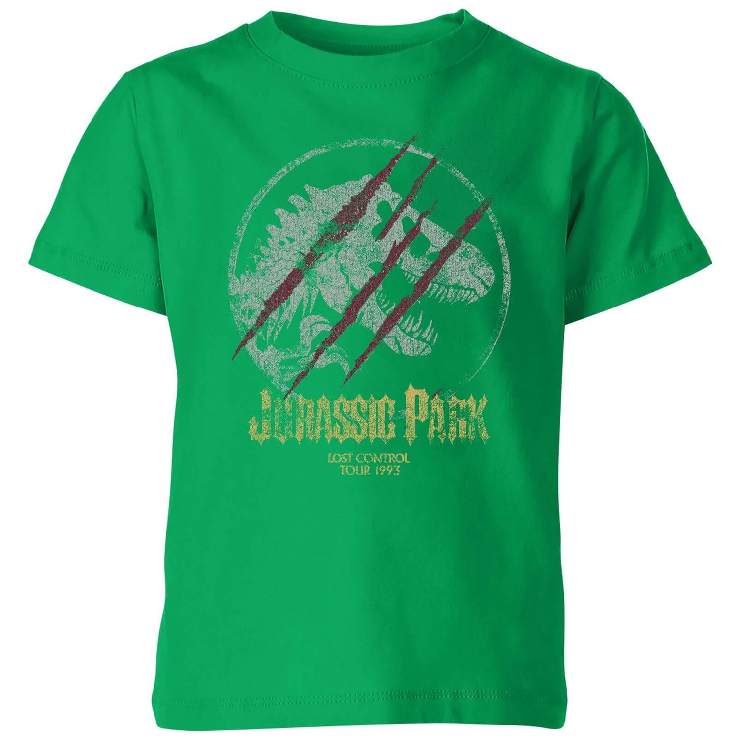 Jurassic Park Lost Control Kids' T-Shirt - Green