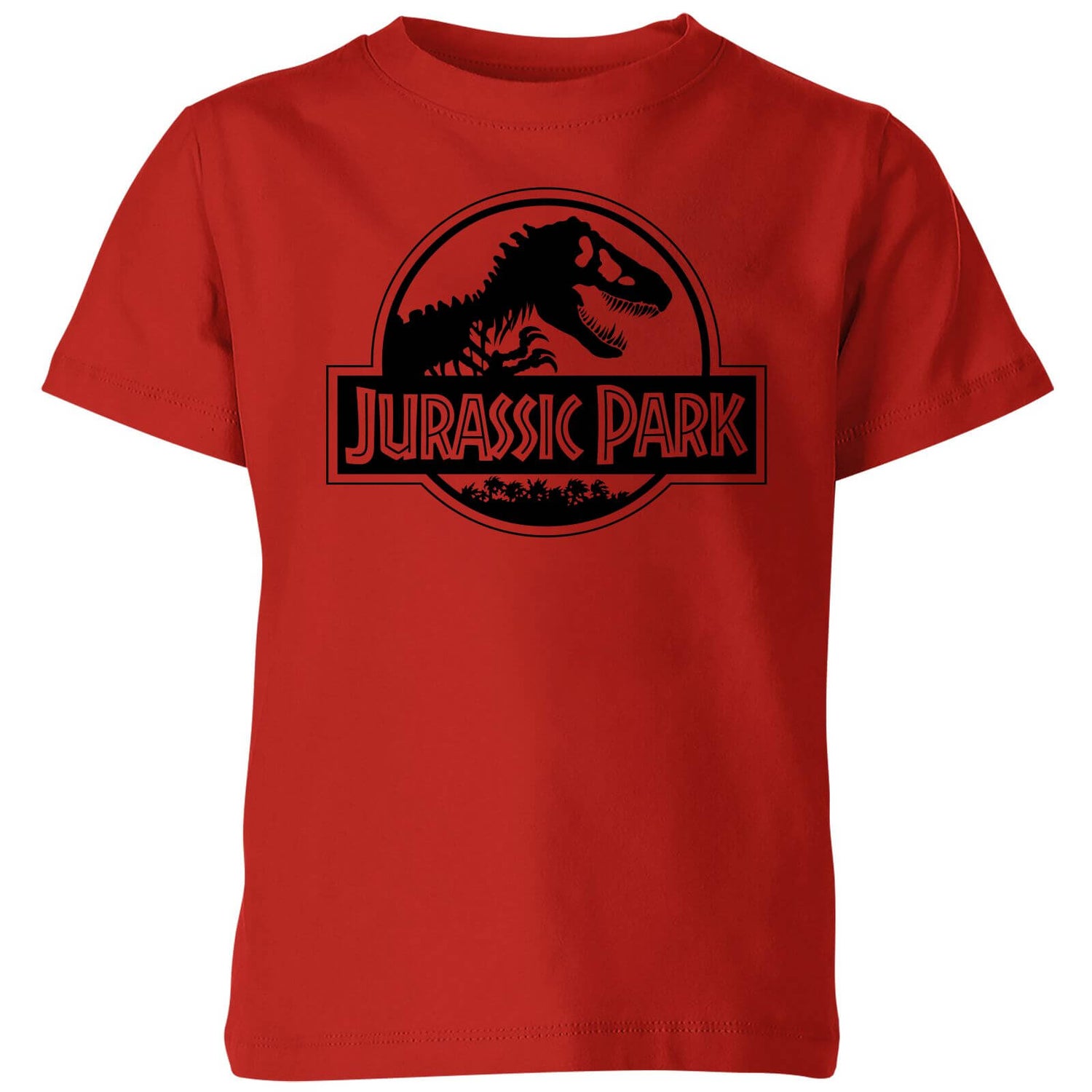 Jurassic Park Logo Kids' T-Shirt - Red