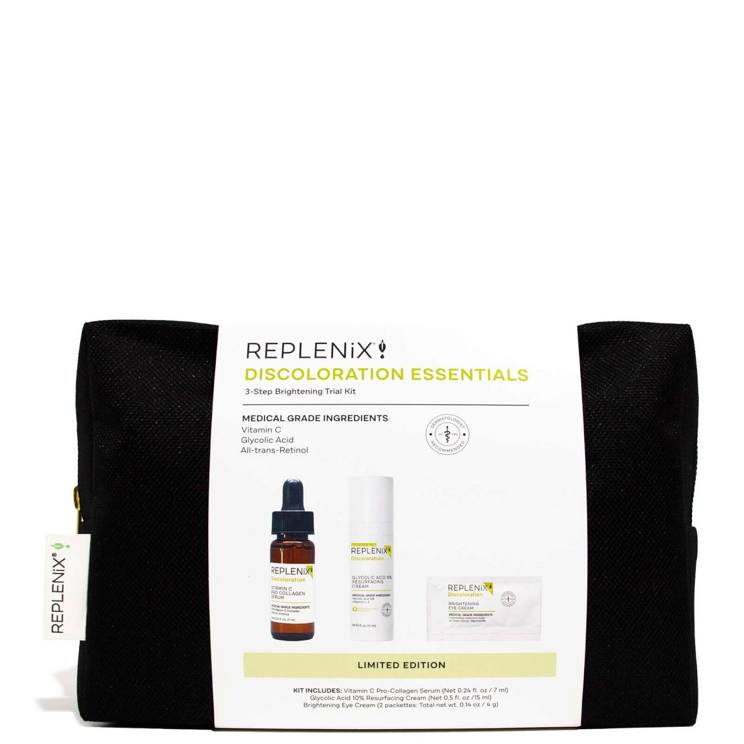 Replenix Discoloration Essentials 3 Step Brightening Trial Kit