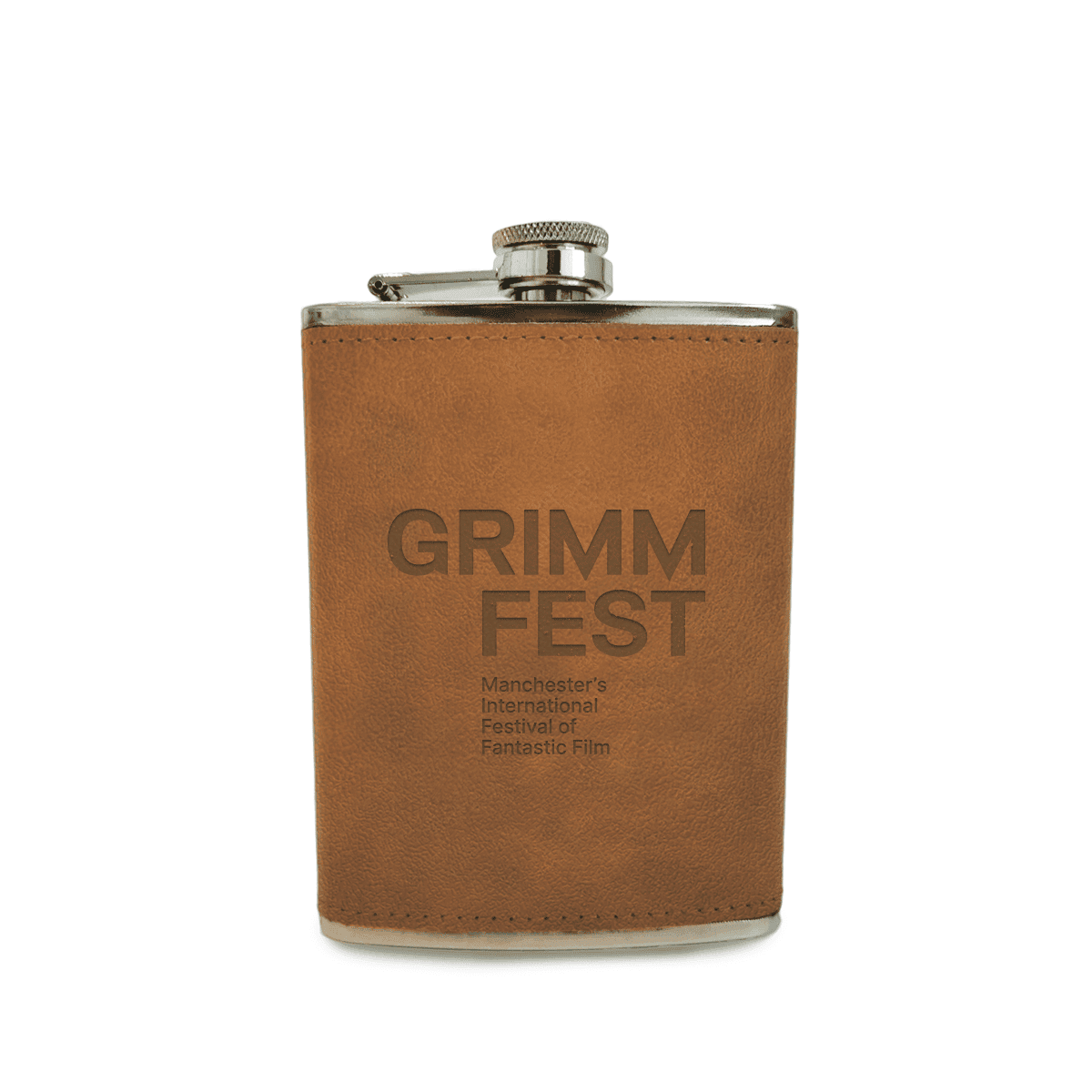 Grimmfest 2022 Hip Flask - Brown