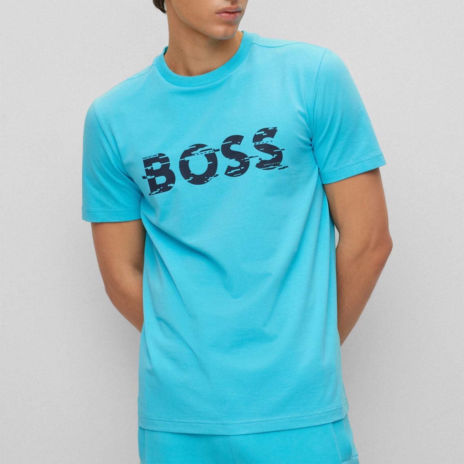 BOSS Green Cotton-Blend T-Shirt - S