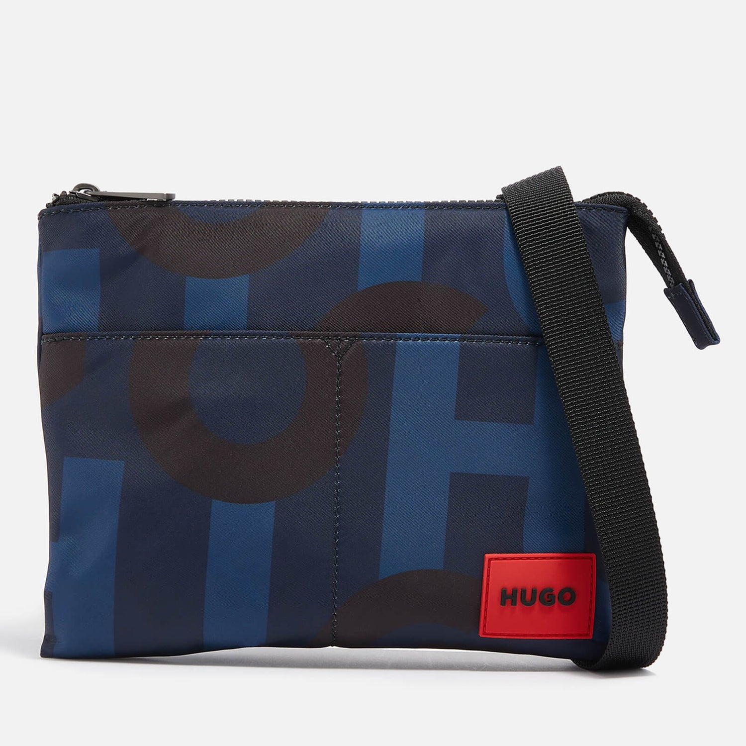 HUGO Ethon Monogrammed Shell Cross Body Bag