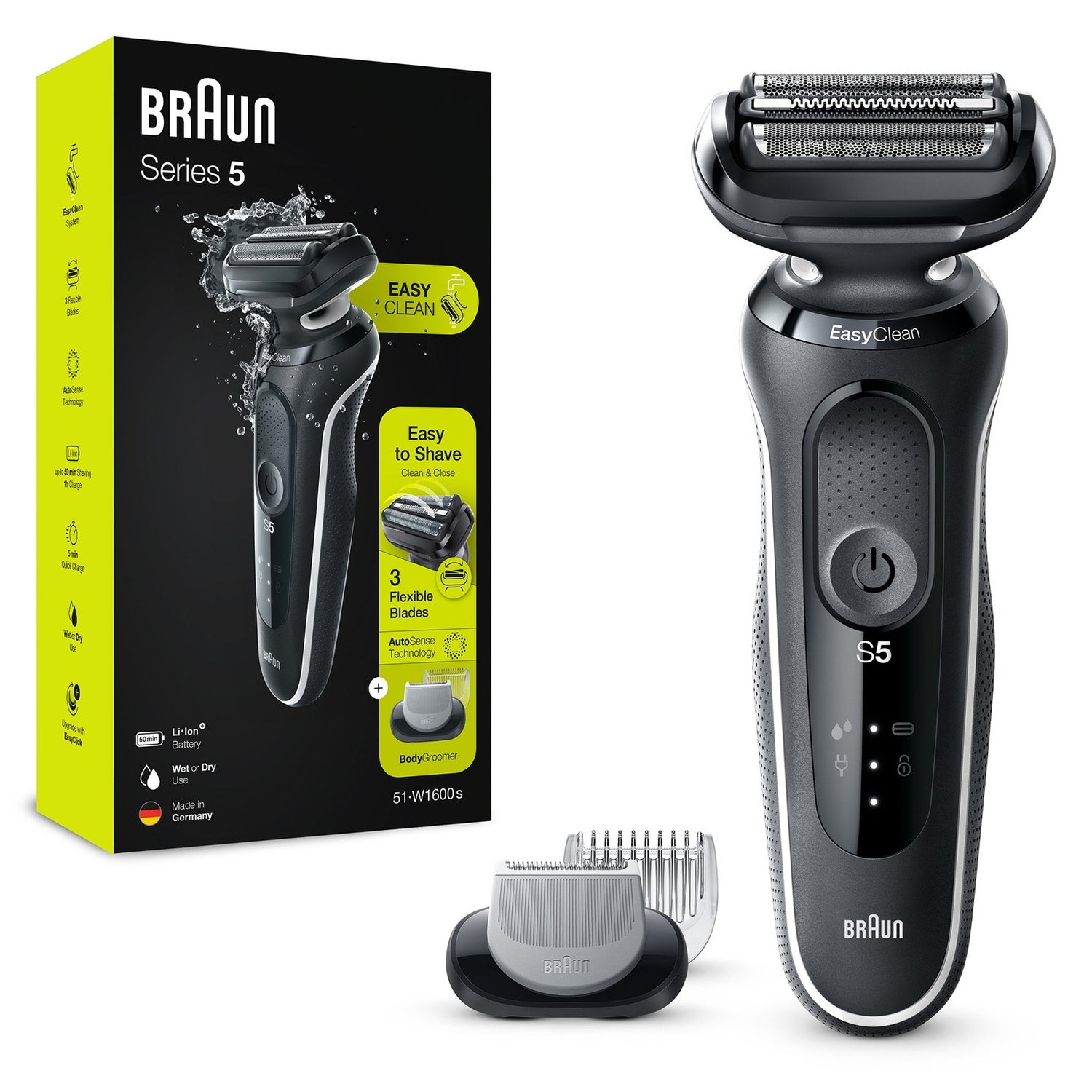 Braun Series 5 Shaver with Body Groomer Attachment