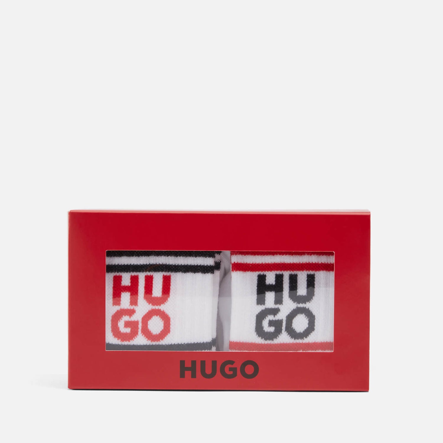 HUGO Bodywear Two-Pack Cotton-Blend Socks