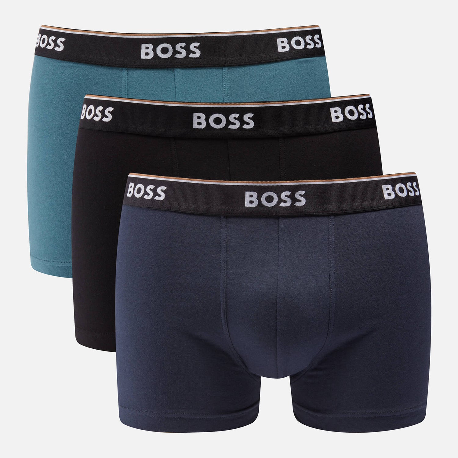 BOSS Bodywear Three-Pack Stretch-Cotton Boxer Shorts - S