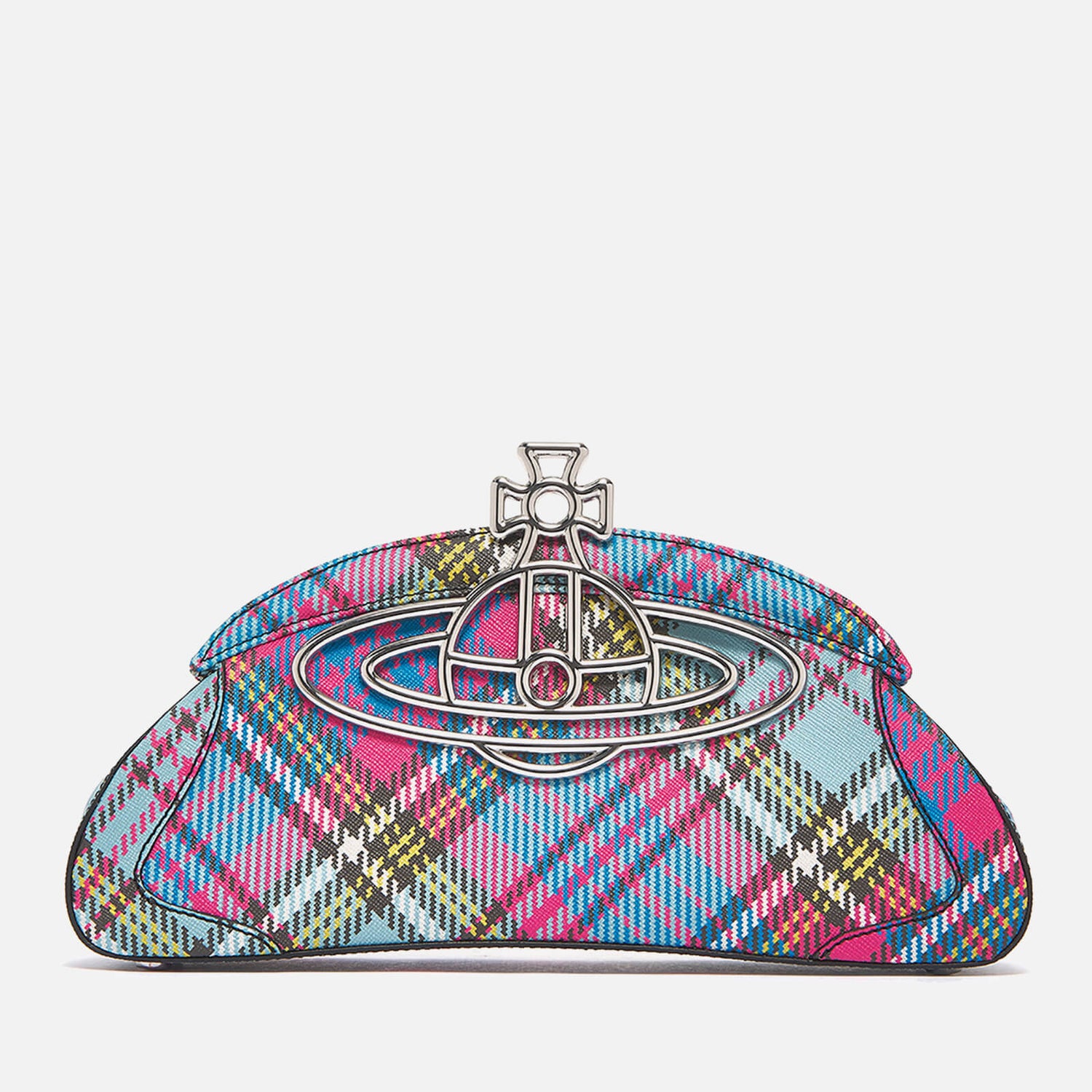 Vivienne Westwood Amber Logo-Embellished Canvas Clutch Bag