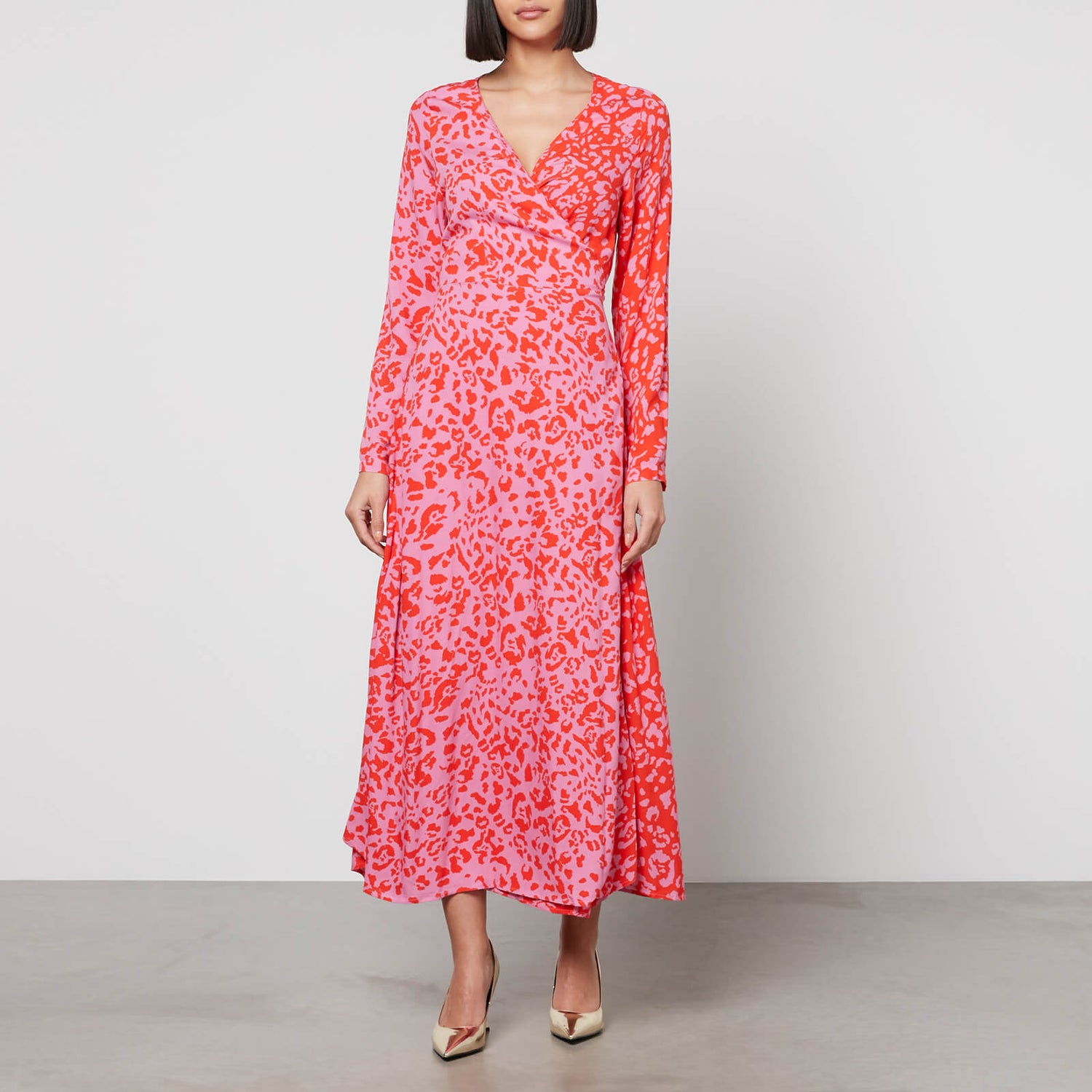 Never Fully Dressed Zsa Zsa Printed Crepe Dress - UK 6