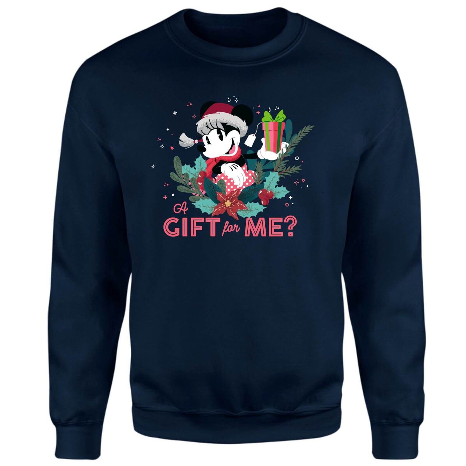 Disney A Gift For Me Christmas Jumper - Navy
