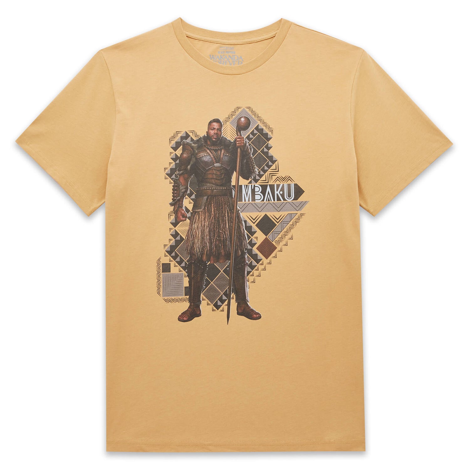 Wakanda Forever M'Baku Men's T-Shirt - Tan