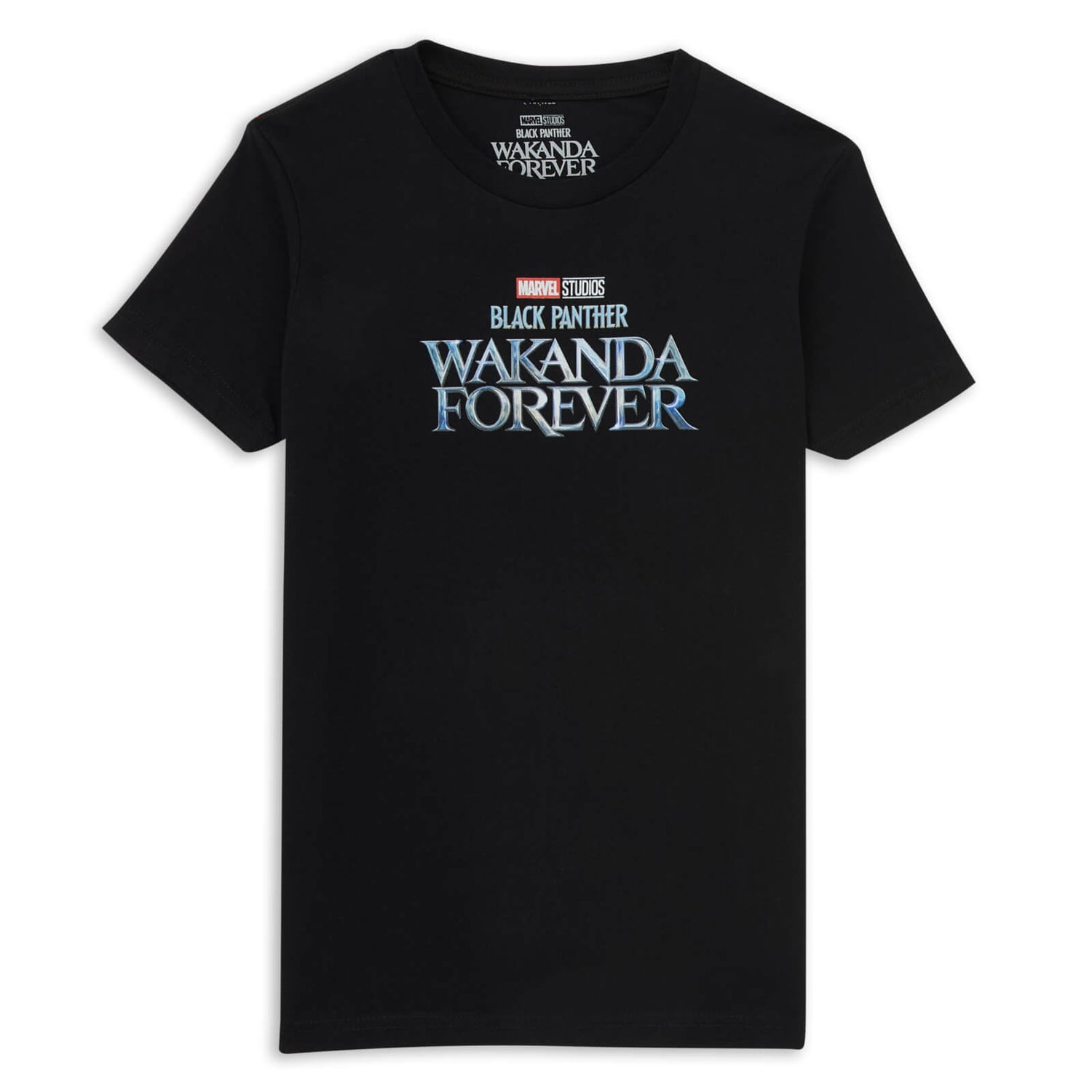 Wakanda Forever Logo Kinder T-Shirt - Schwarz