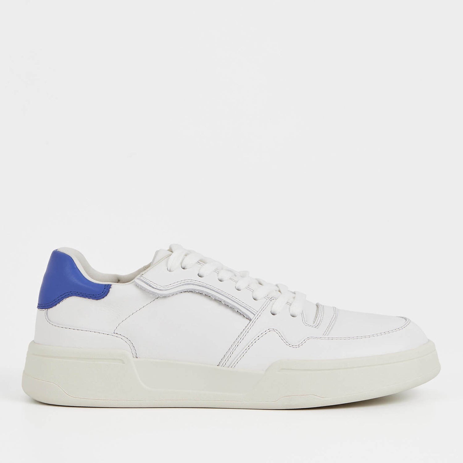 Vagabond Cedric Contrast Leather Basket Trainers - UK 9