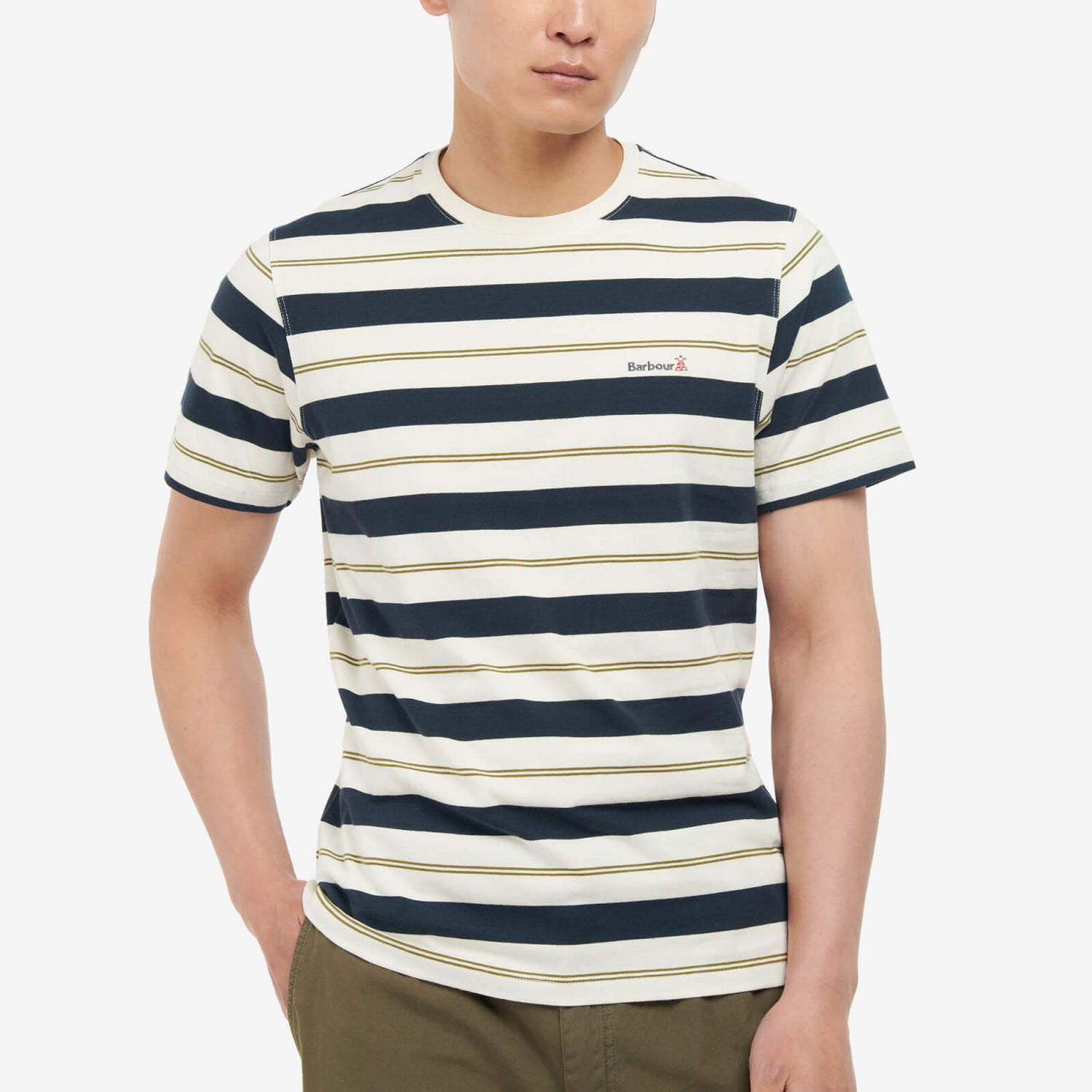 Barbour Kendray Striped Cotton-Jersey T-Shirt