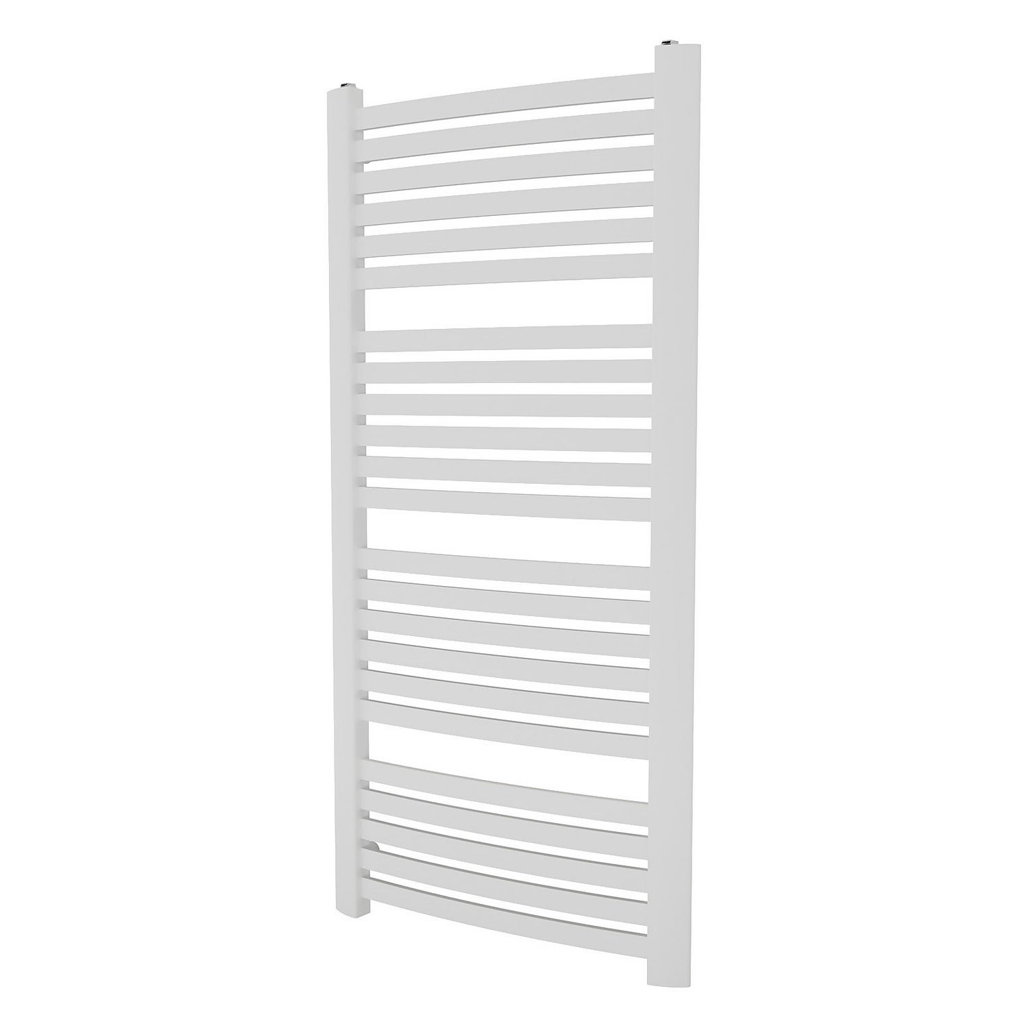 Clyde Designer Towel Radiator 1215x580 White Homebase