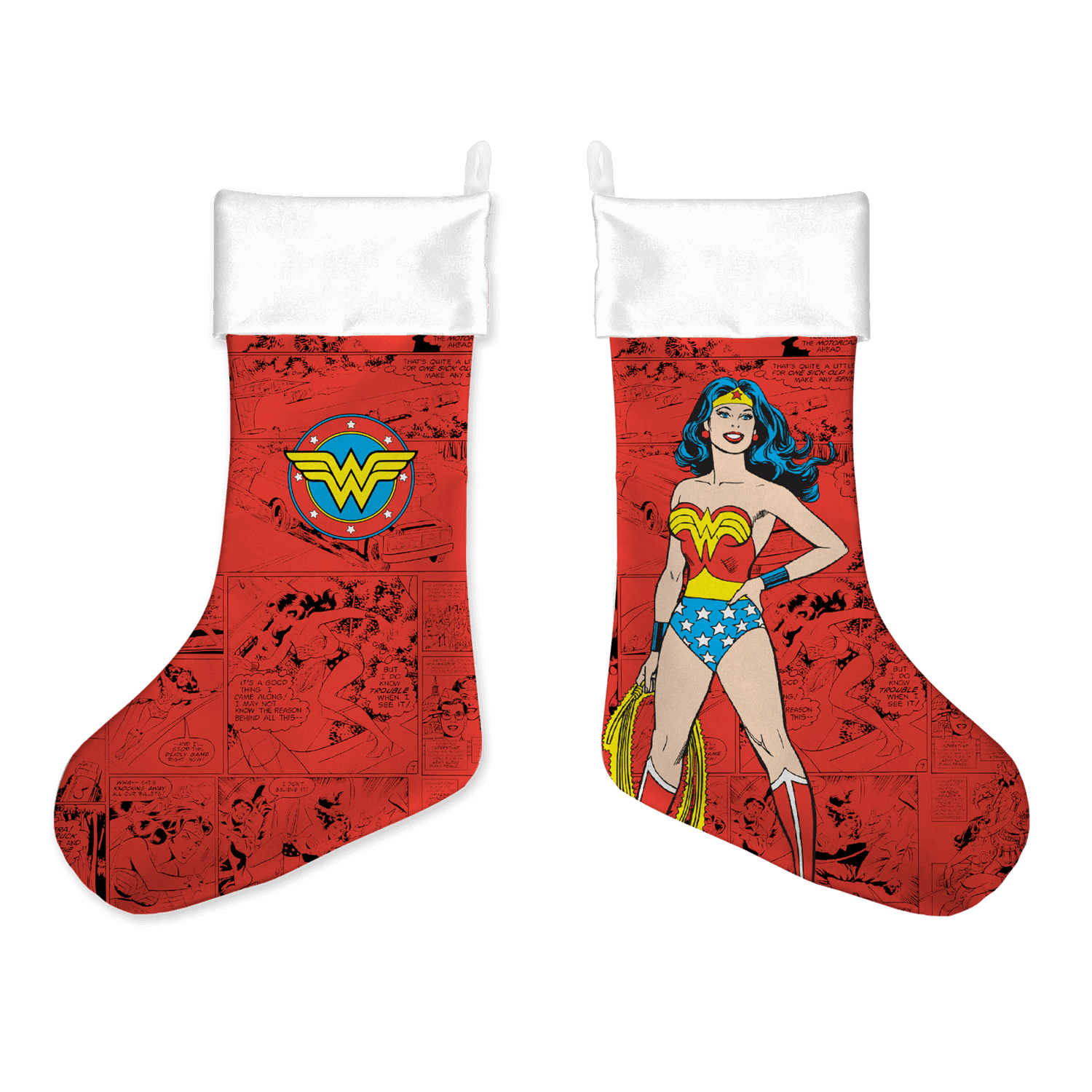 Calcetín navideño Wonder Woman Comic