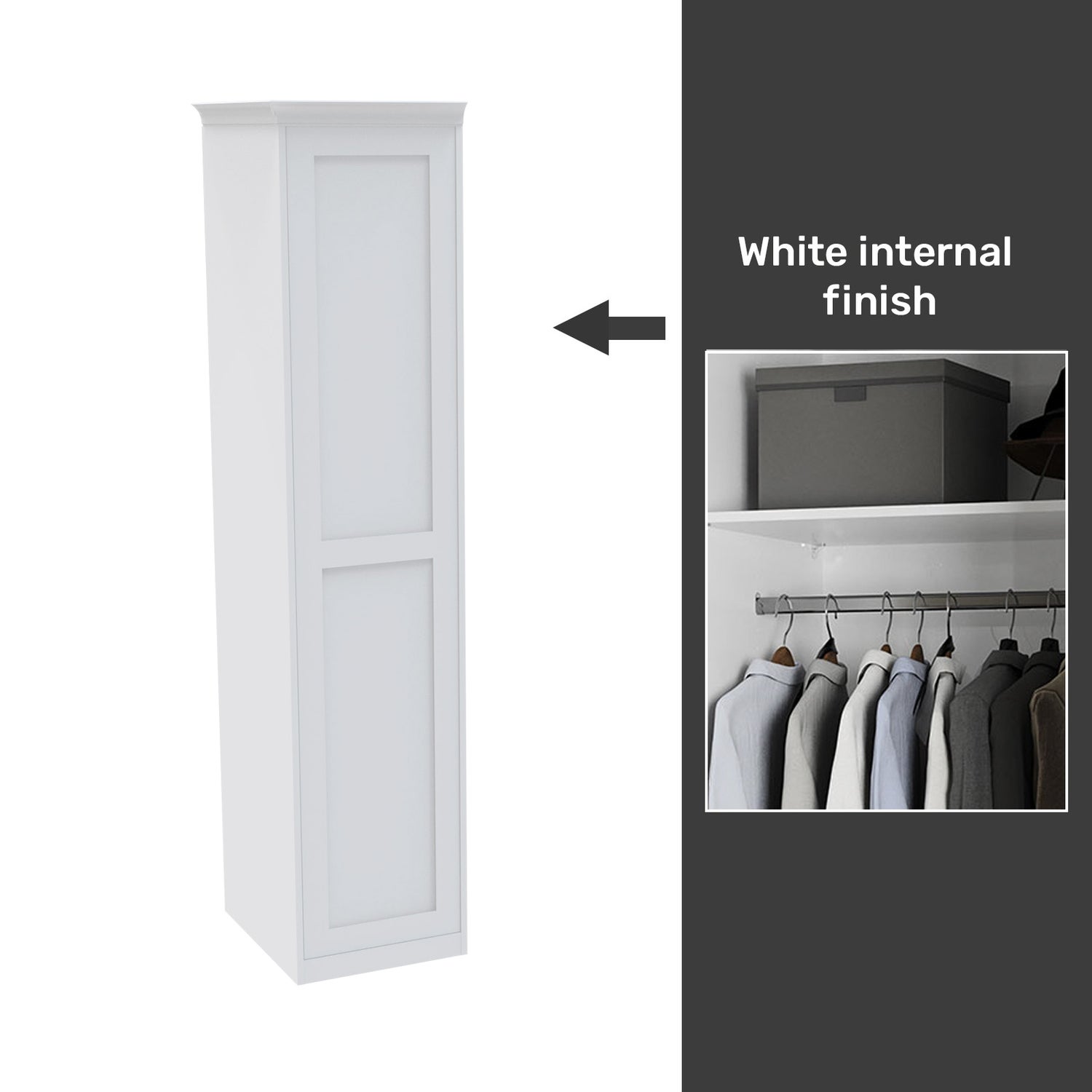 The range outlet single wardrobe