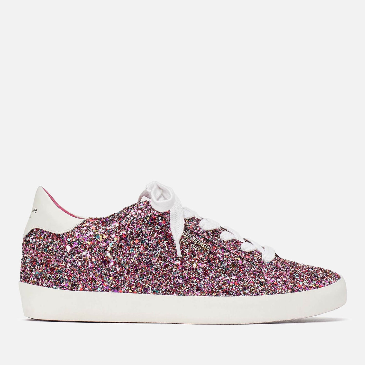 Kate Spade New York Ace Glitter Low Top Trainers - UK 3