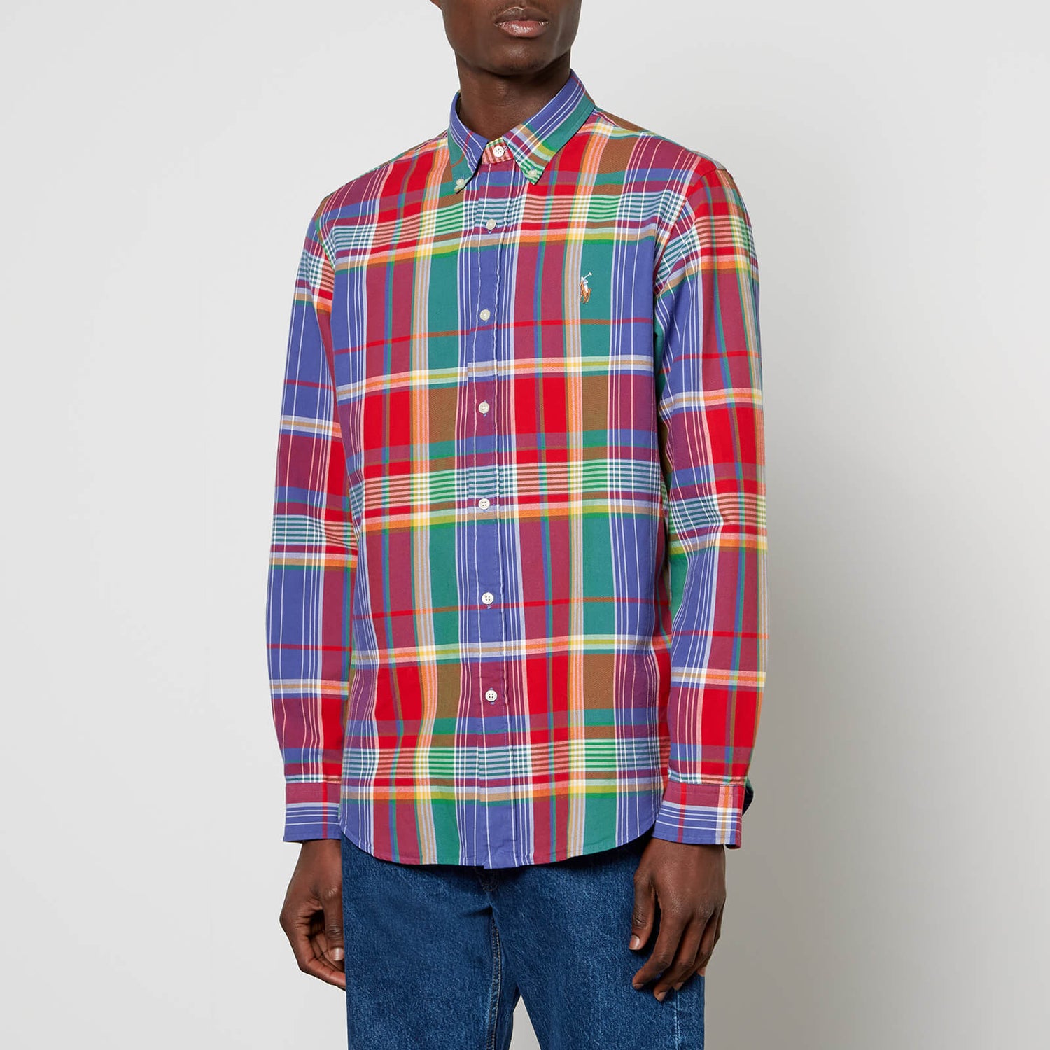 Polo Ralph Lauren Checked Cotton-Flannel Shirt - S