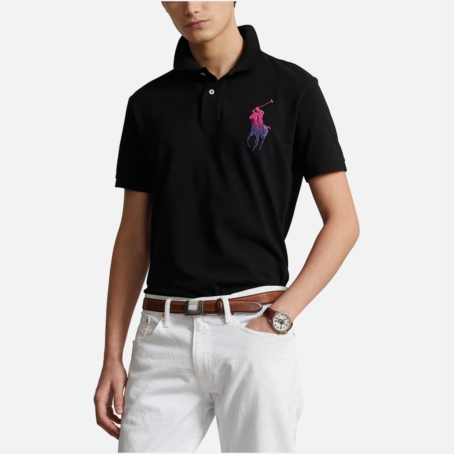 Polo Ralph Lauren Logo Cotton Polo Shirt - S