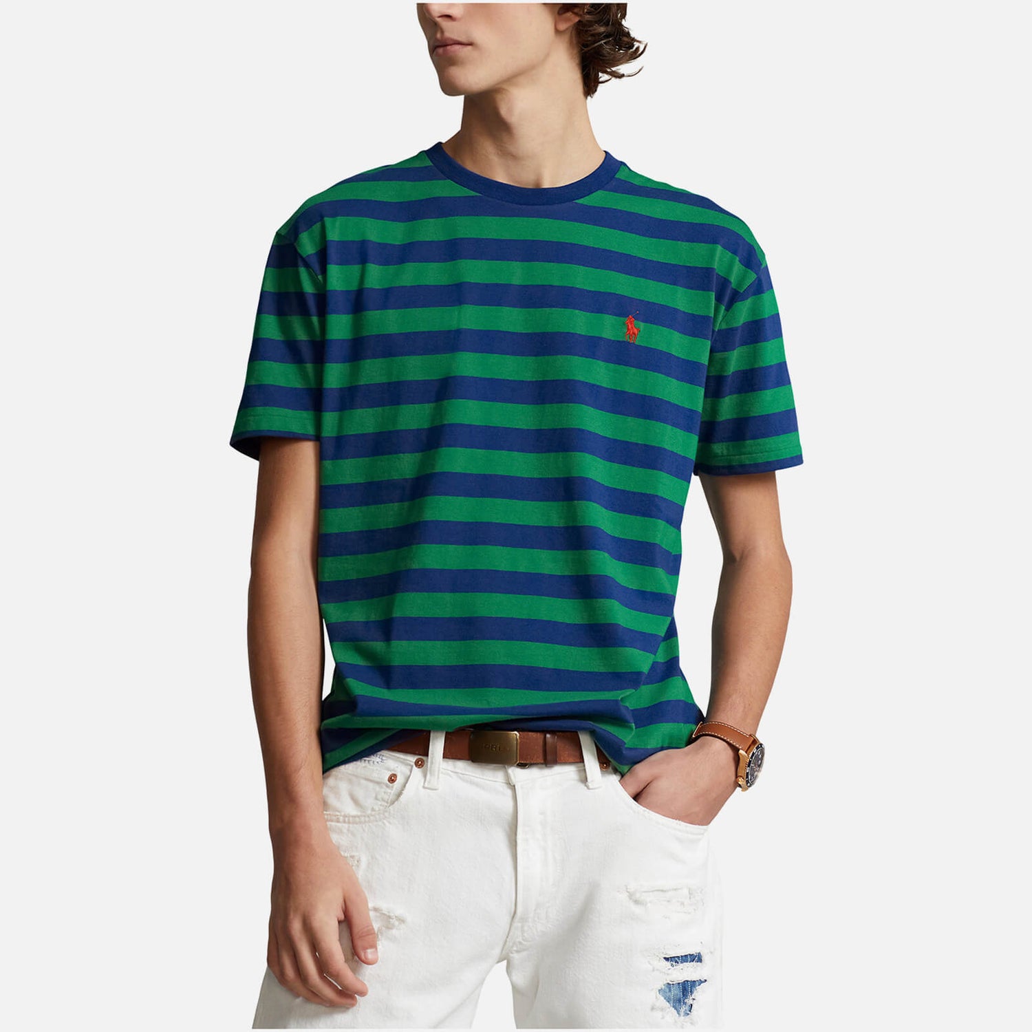 Polo Ralph Lauren Stripe Cotton T-Shirt - S