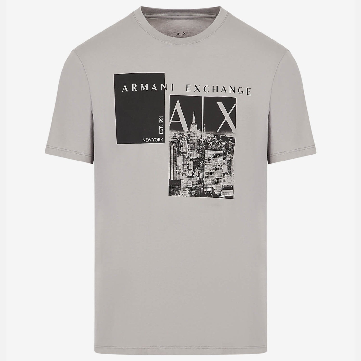 Armani Exchange Printed Cotton-Jersey T-Shirt - S