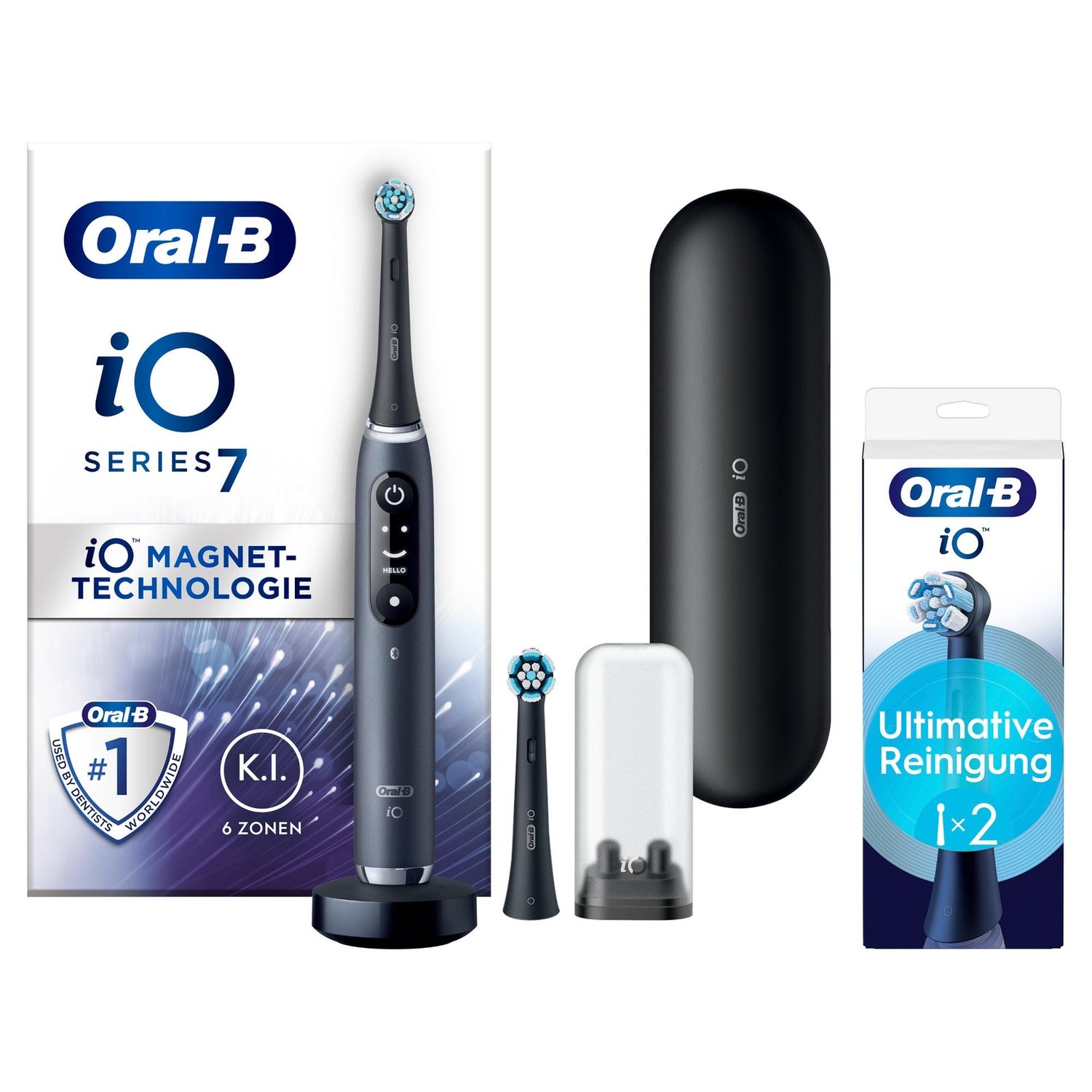 Oral-B iO Series 7N Elektrische Zahnbürste Black Onyx