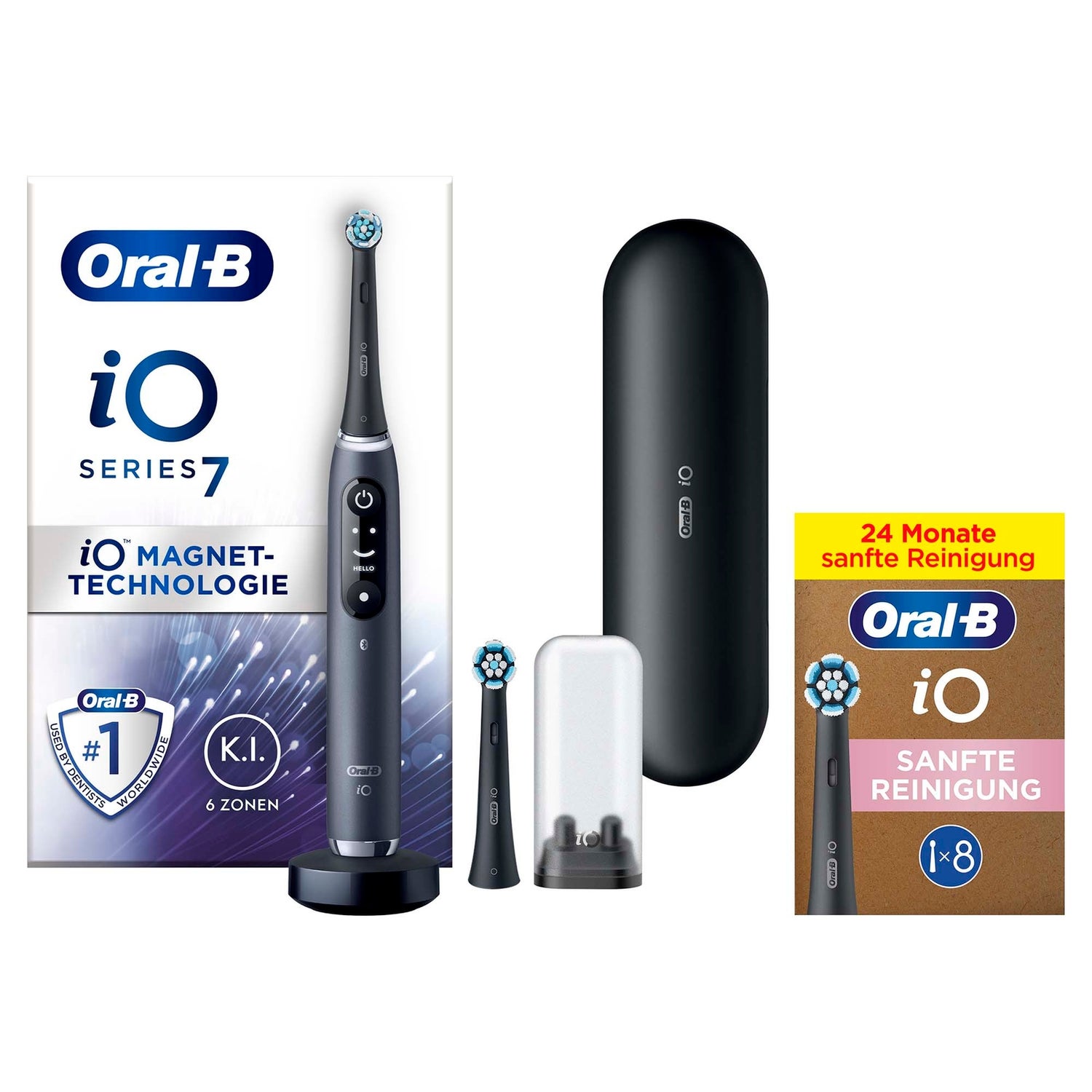 Oral-B iO Series 7N Elektrische Zahnbürste Black Onyx