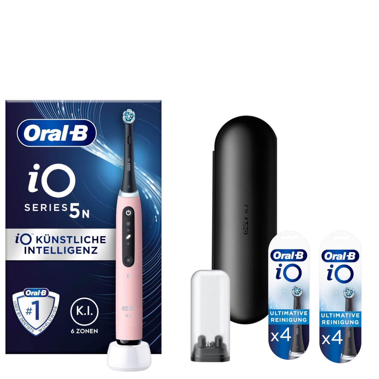 Ewell Vallen benzine Oral-B iO Series 5 Elektrische Zahnbürste Blush Pink | Oral-B DE