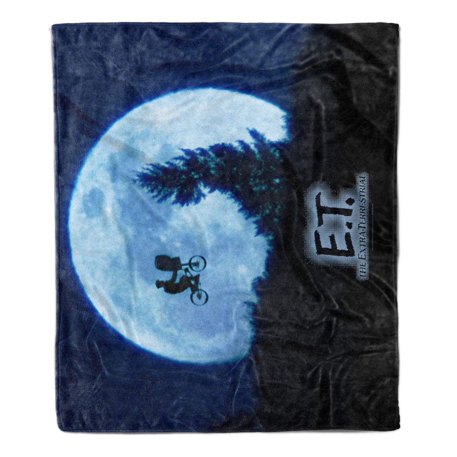 E.T. the Extra-Terrestrial Moon Cycle Fleece Blanket