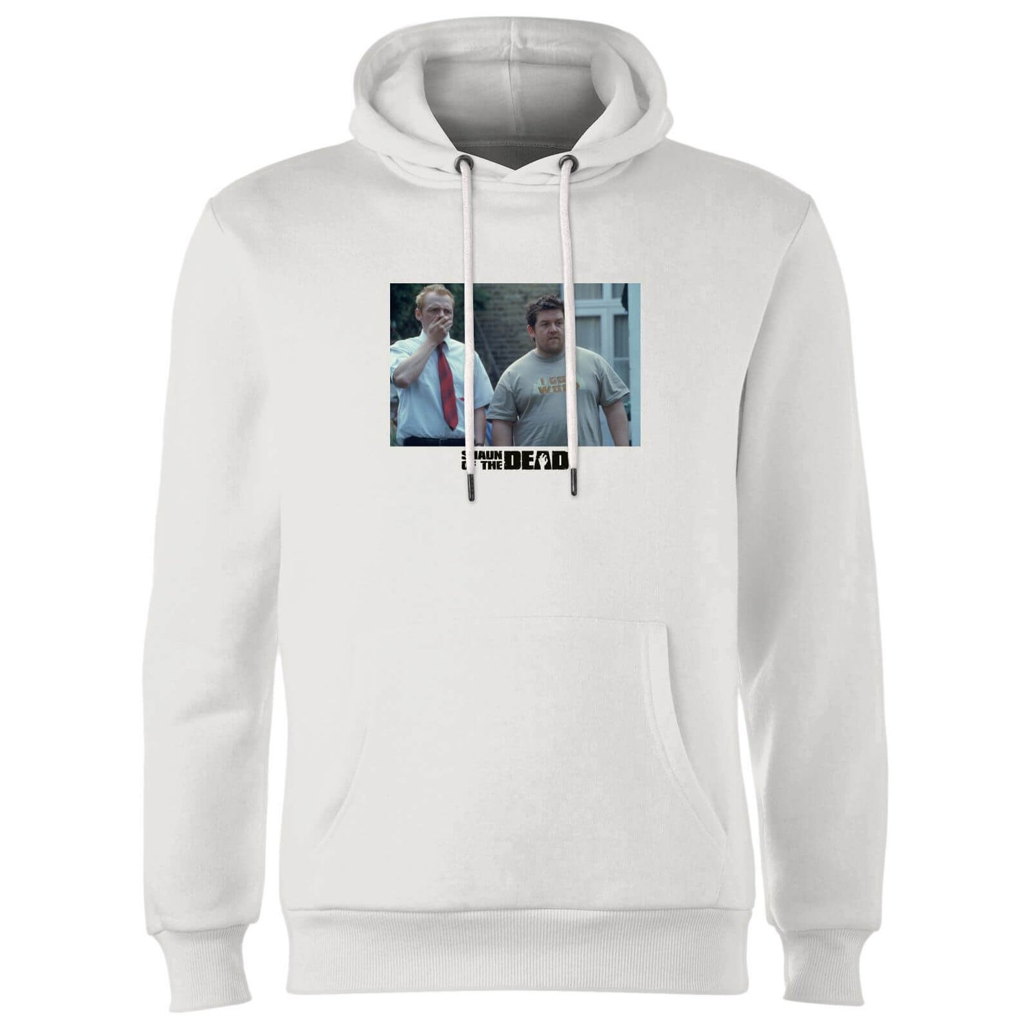 Shaun of the Dead I Think We Should Go Back Inside Hoodie - White
