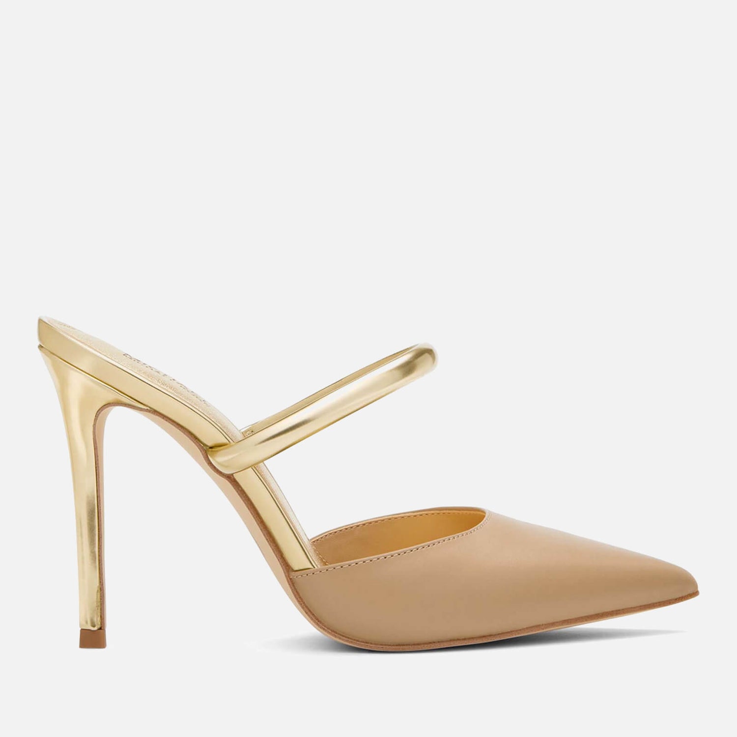 MICHAEL Michael Kors Jessa Leather Heeled Mules - UK 4