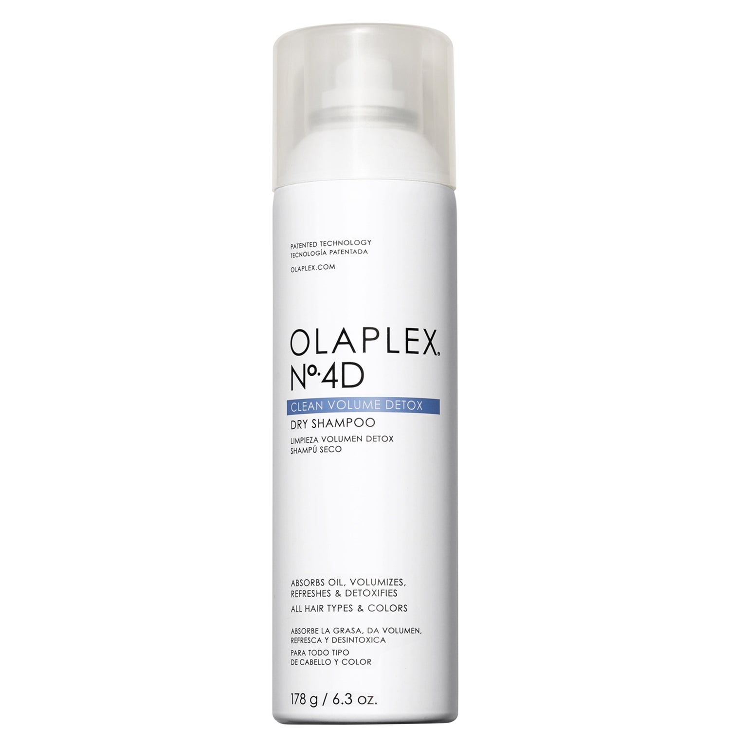 Olaplex No.4D Clean Volume Weightless Oil-Absorption Detox Dry Shampoo 250ml