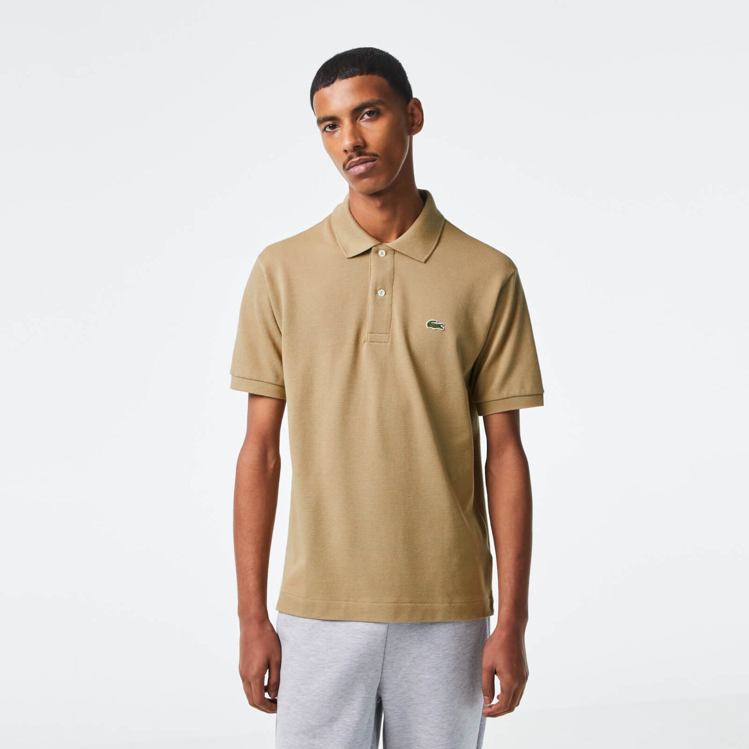 Lacoste Classic Logo-Appliquéd Cotton Polo Shirt - S