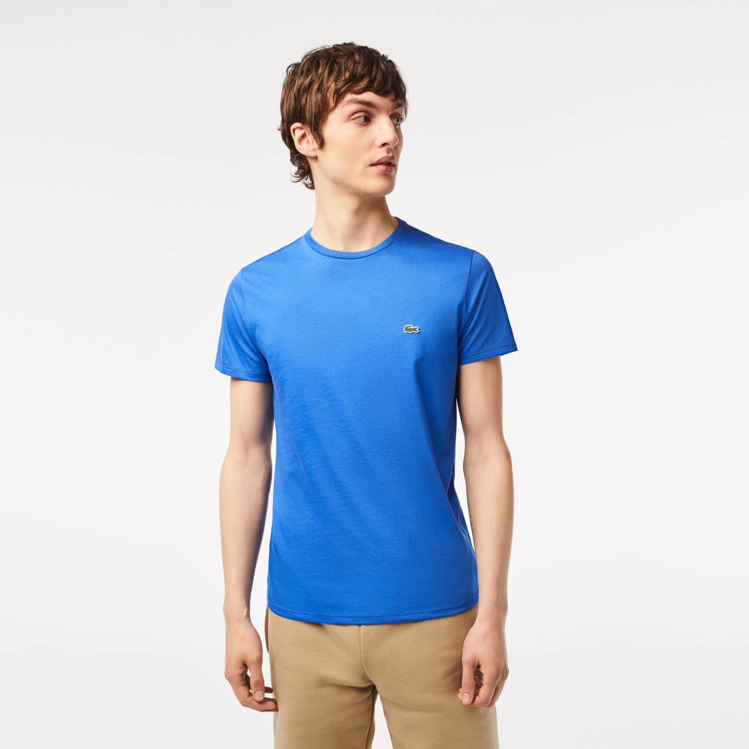 Lacoste Men's Classic Logo Pima Cotton T-Shirt - Royal - S