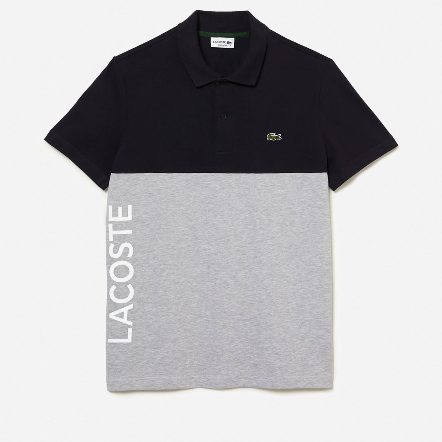 Lacoste Seasonal Colour Block Cotton-Piqué Polo Shirt - S