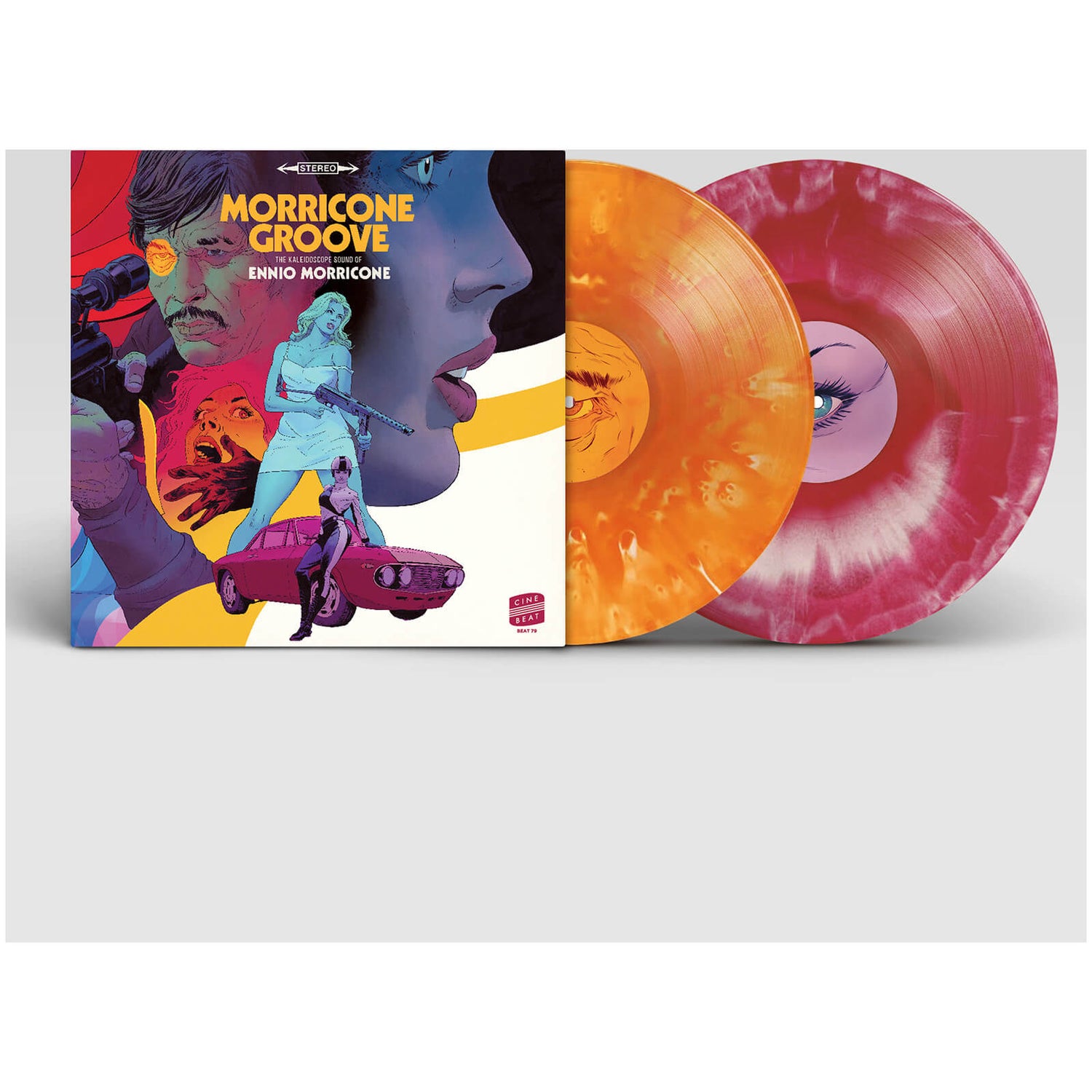 Beat Ball Music - Morricone Groove: The Kaleidoscope Sound of Ennio Morricone 1964~1977 Vinyl 2LP Orange Pink Multicolor