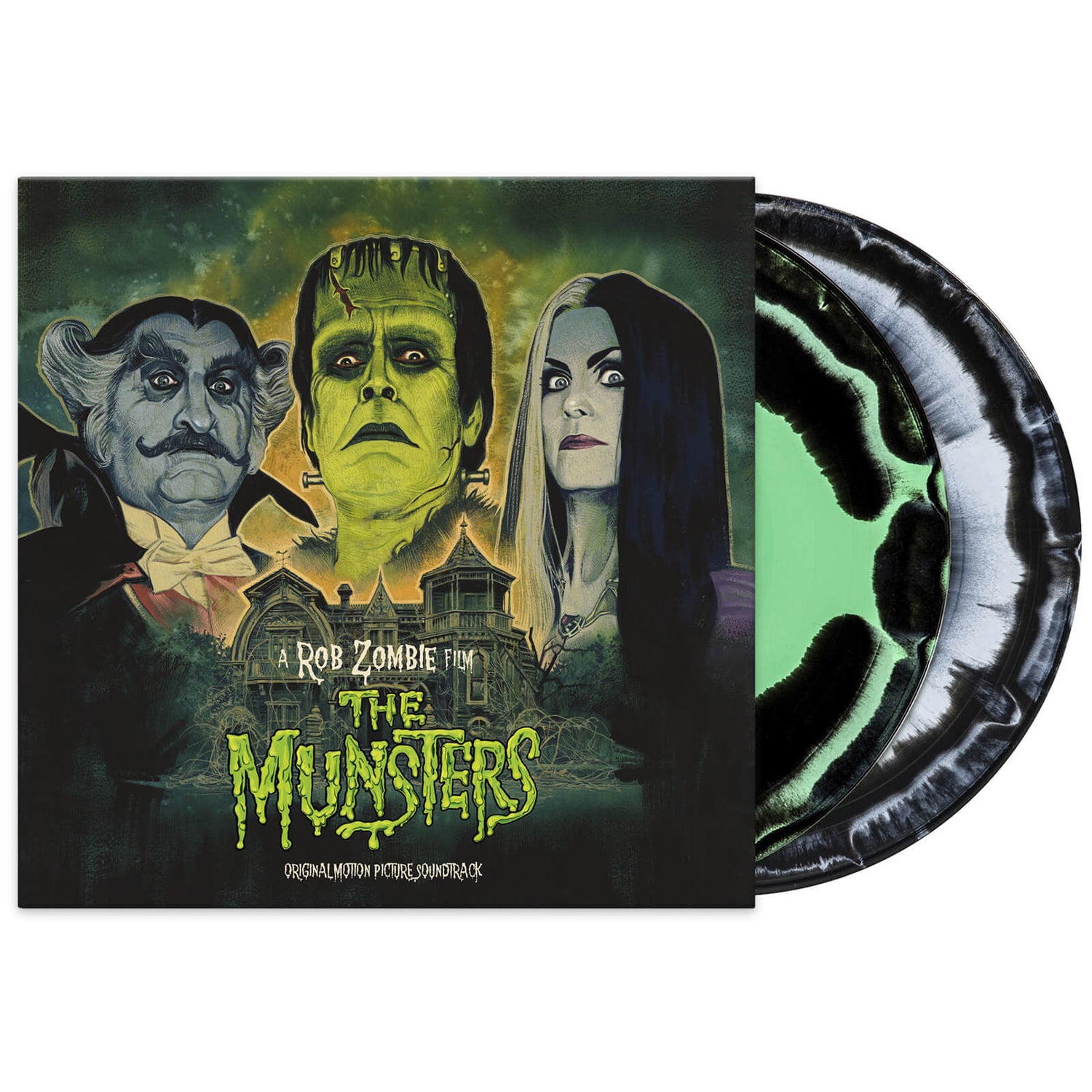 Waxwork - The Munsters (Original Motion Picture Soundtrack) Vinyl 2LP Multicolor Swirl