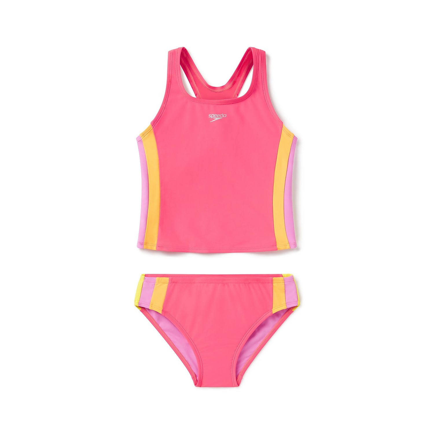 Girls Colorblock Tankini Set Speedo CA