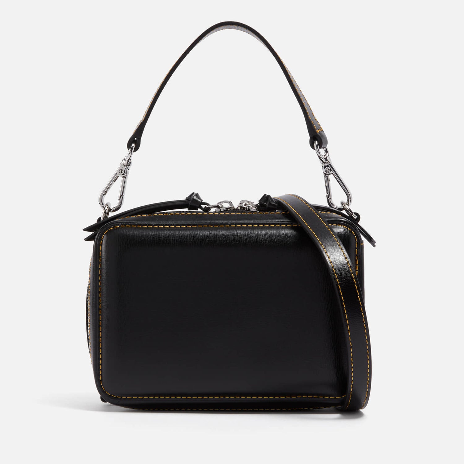 Ganni Banner Leather Shoulder Bag