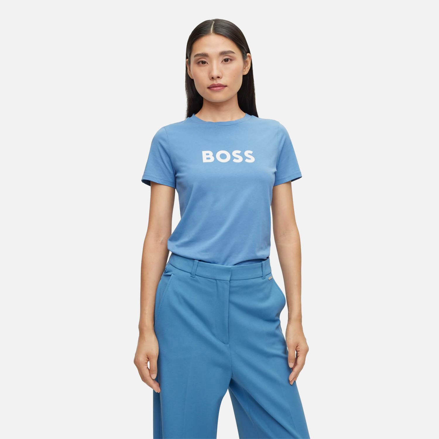 Boss Logo-Print Cotton-Jersey T-Shirt