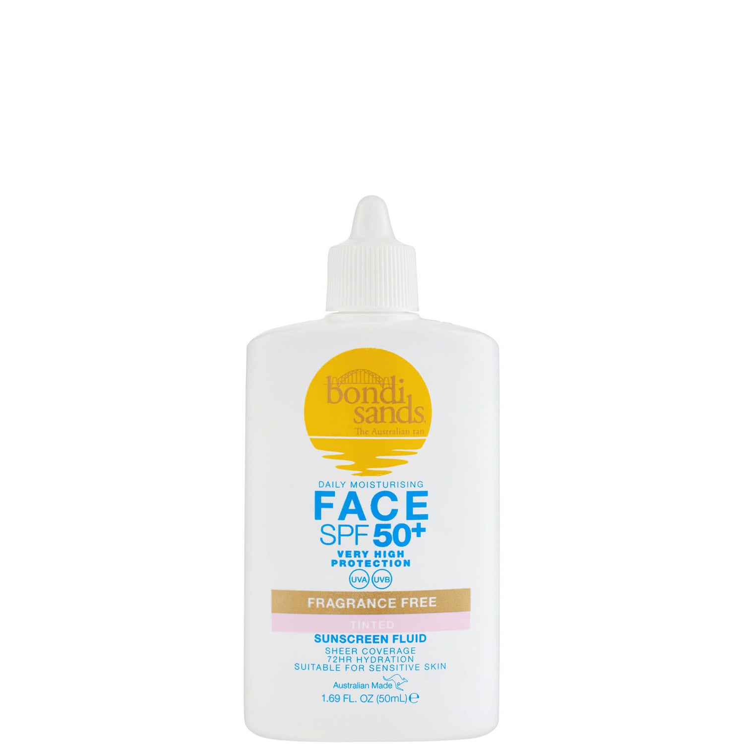 Bondi Sands SPF 50+ Fragrance Free 5 Star Tinted Face Fluid 50ml
